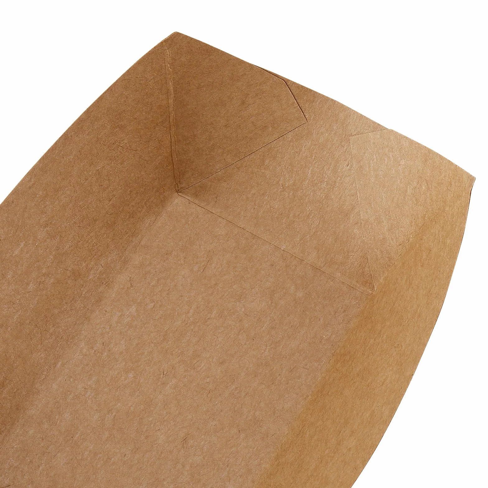 ZOENHOU 100 ciotole in cartone Kraft 165 x 120 x 25 mm marrone per fingerfood snack