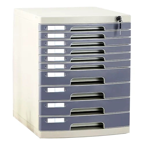 Questo Contenitore Portadocumenti con Serratura è Un Organizer da scrivania Portatile per Fogli A4, Documenti, Forniture per Ufficio, Posta e cancelleria, con cassetti Multipli per riporre o