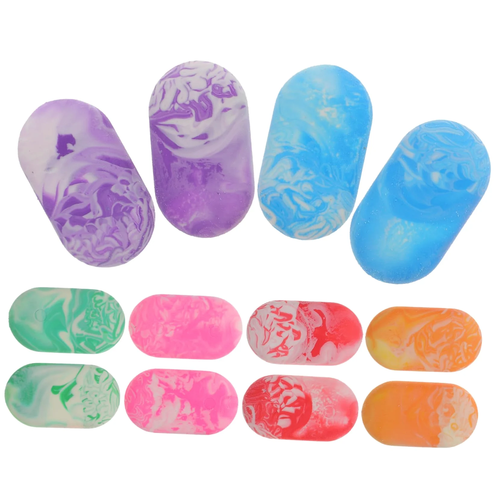 SHINEOFI 4 Set Creativi E Portatili Accessori Per Cancelleria Con Design Adorabile E Cancellazione 12 Pezzi*4