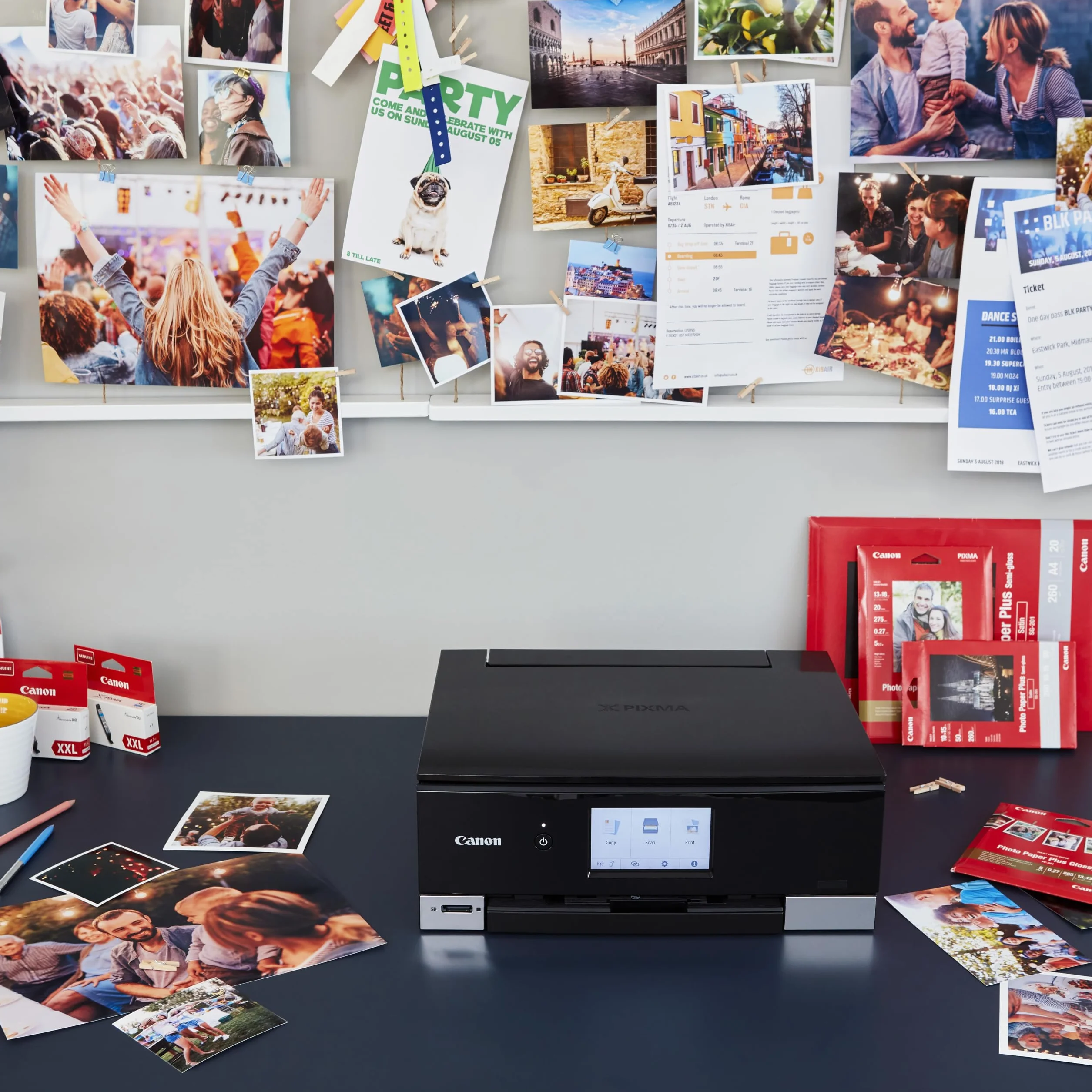 Canon PP 201 Photo Paper Plus Glossy II A4 Carta fotografica 20 fogli