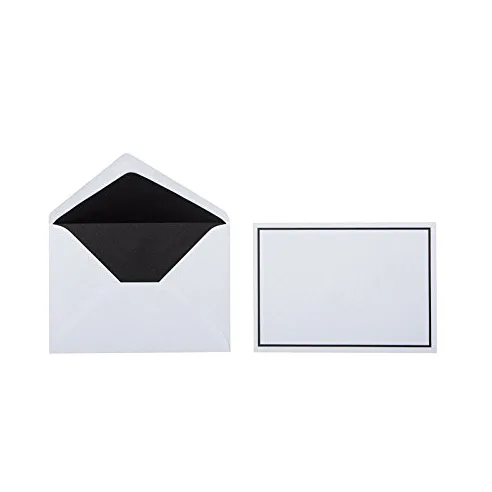 Karten und Co. - 100 buste per condoglianze, formato B6 (125 x 176 mm), grammatura 100 g/m2, colore bianco