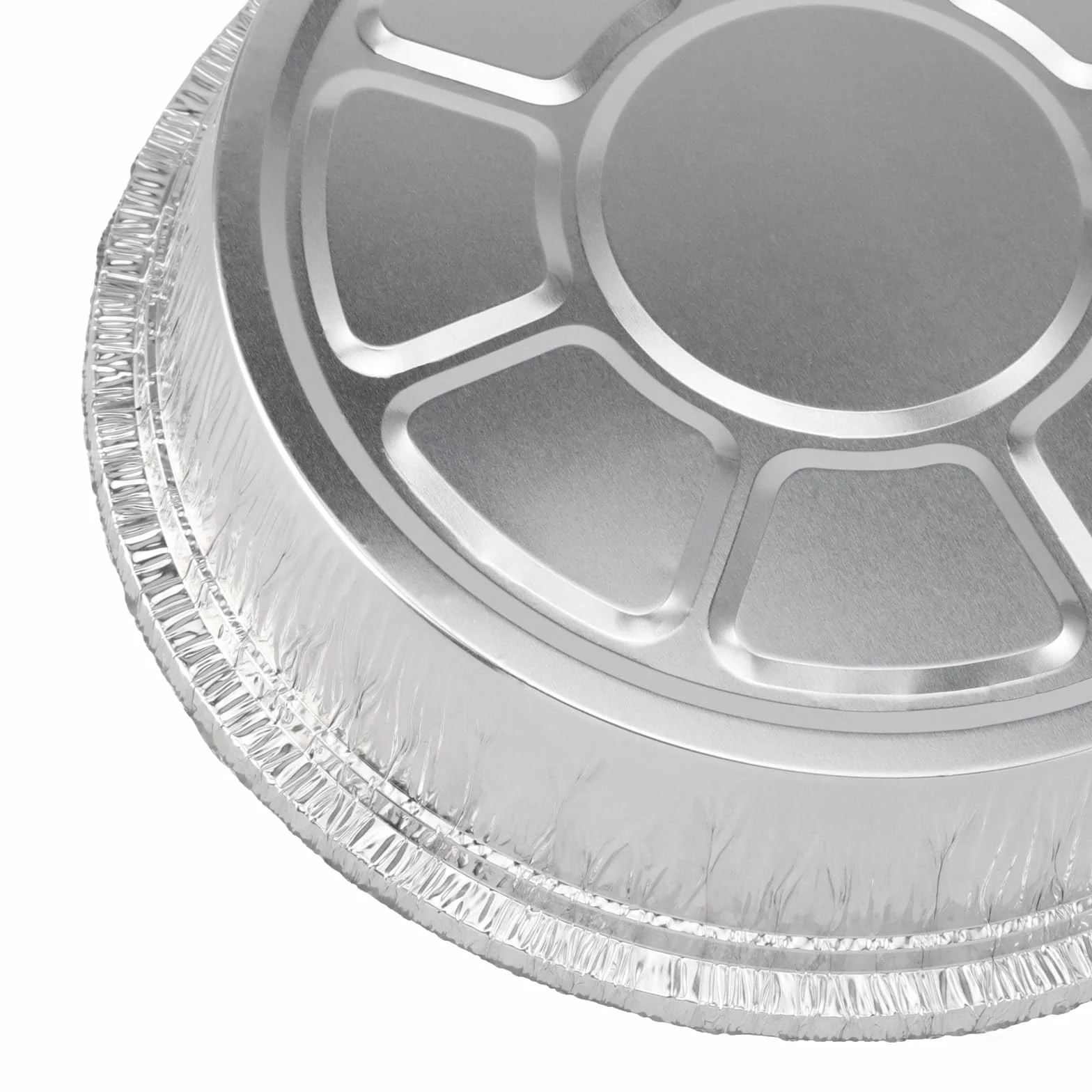 Teglie USA E Getta Rotonde Alluminio 18 cm 630 ml per Forno Grigliate Torte Quiche