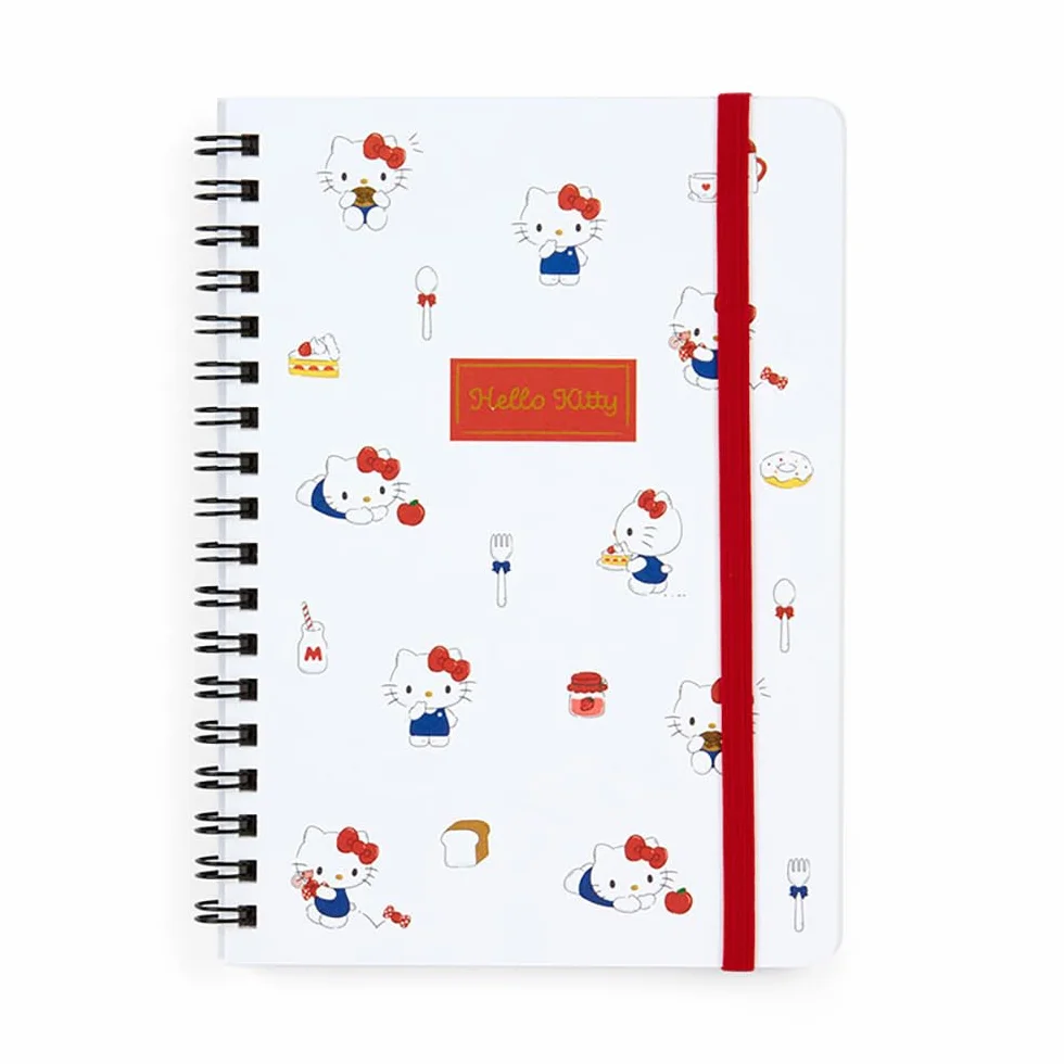 Sanrio 092037 B6 Quaderno ad anello, Hello Kitty, Hello Kitty, 7,2 x 5,3 x 0,6 pollici (18,2 x 13,5 x 1,5 cm), Personaggio