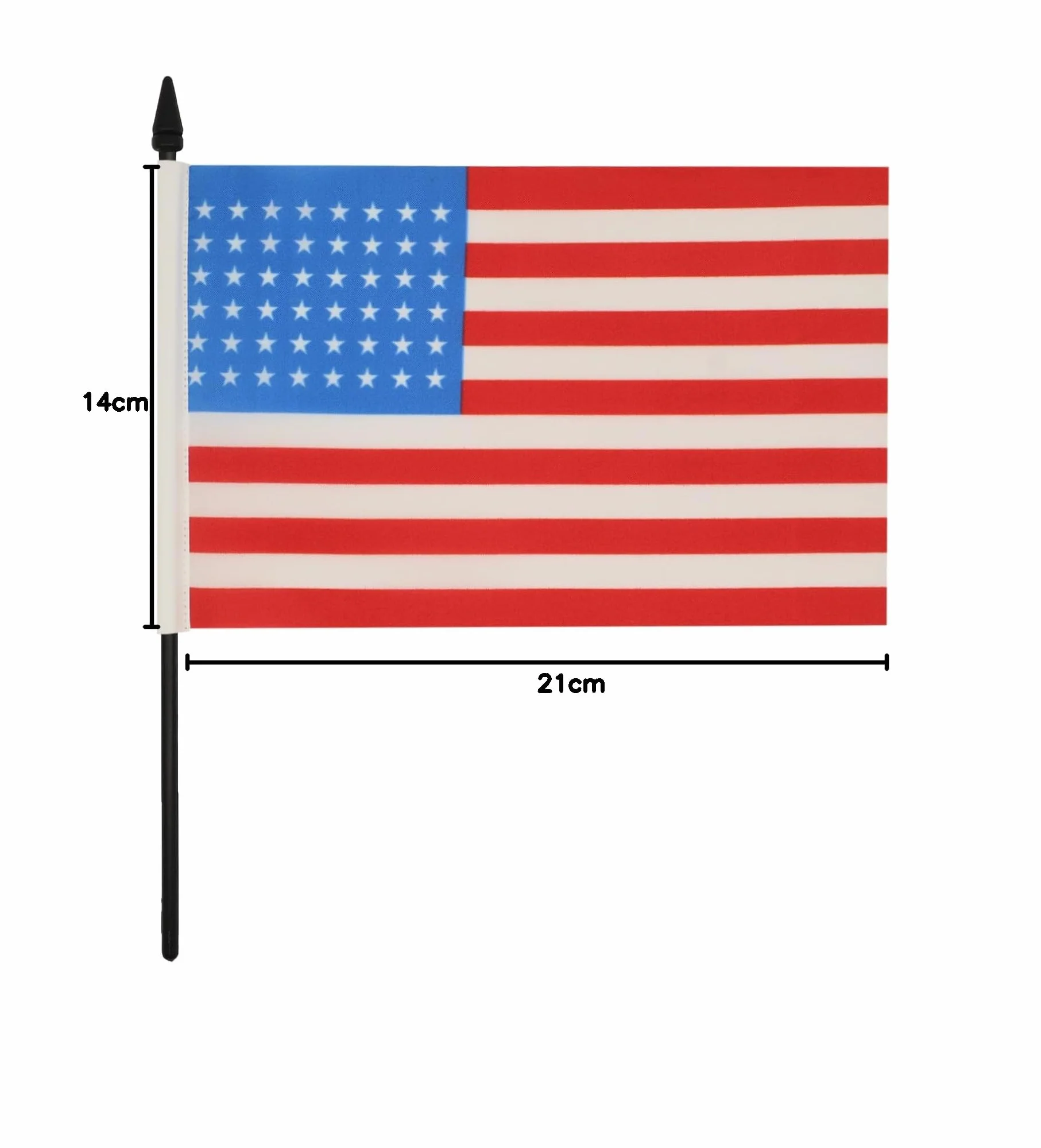 AZ FLAG Bandiera Da Tavolo Stati Uniti 48 Stelle 21x14 cm Piccola Bandierina Antica Americana