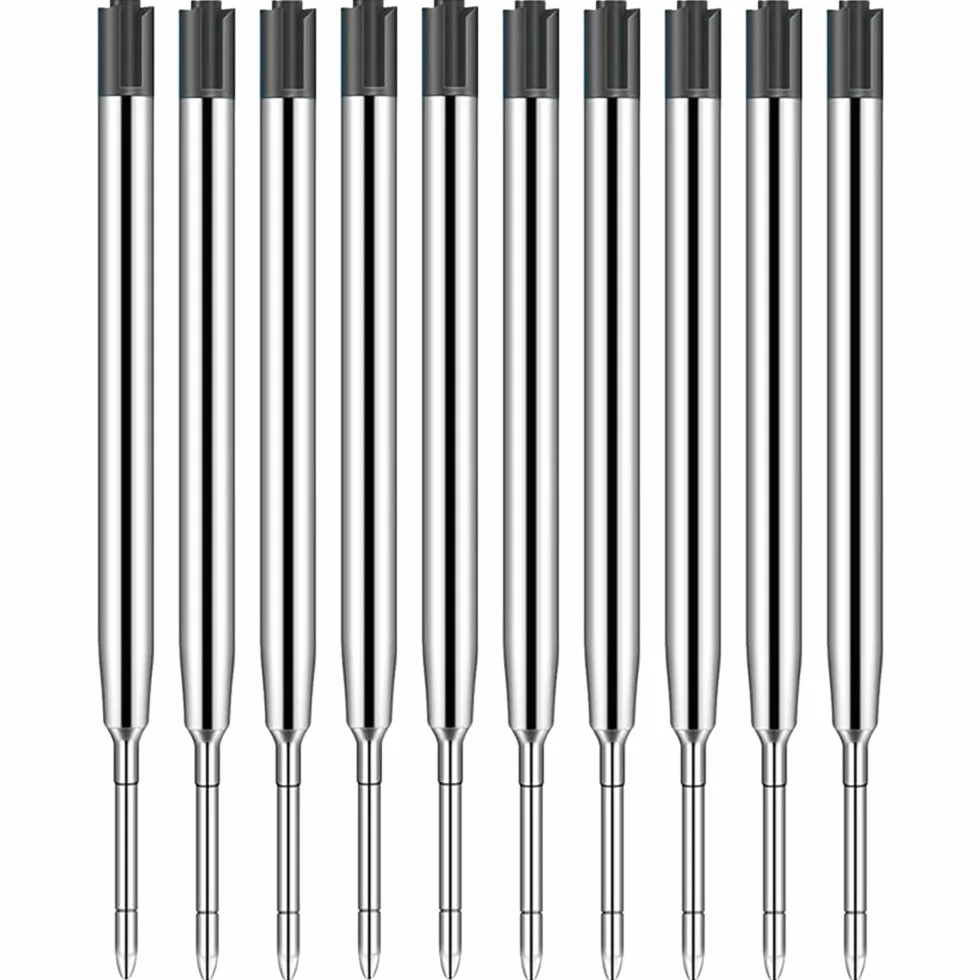 Ricariche di Penna a Sfera 1 mm Nero 10 Pezzi