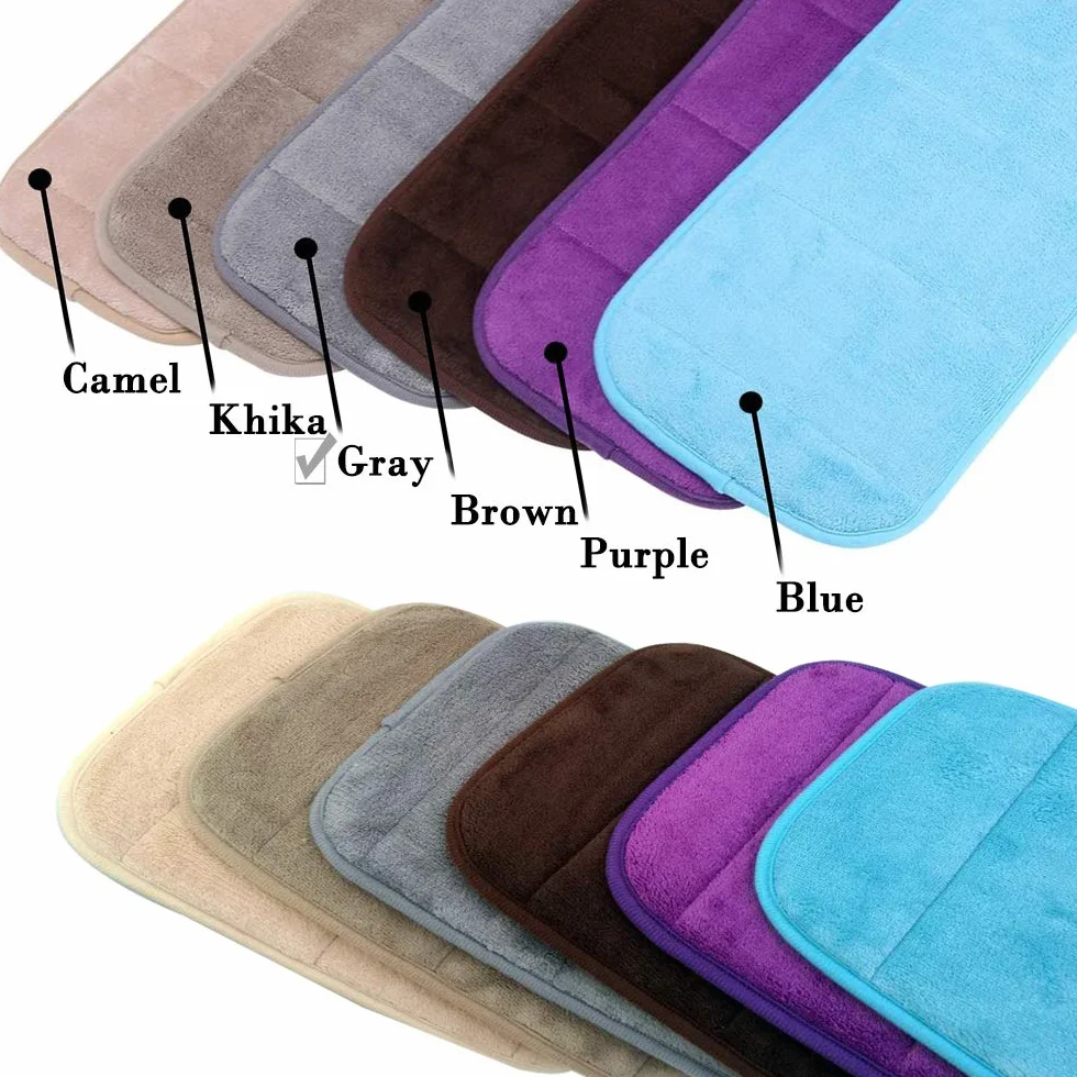 Set di 2 Gomitiere Ergonomiche in Memory Foam per Tastiera e Poggiapolsi