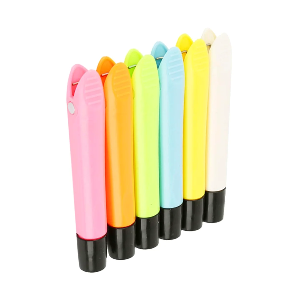 HOMSFOU 3 Set Gessetti Magnetico in Clip Per Gessetti Per Lavagna Colori Per Scuole E Uffici Colore Casuale 6 Pezzi*3