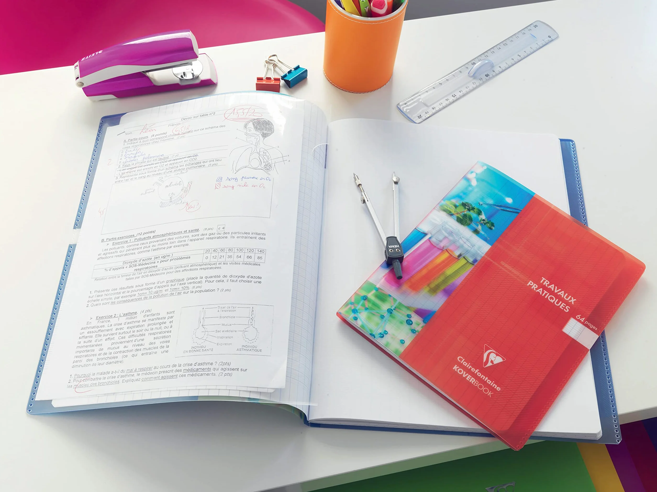Clairefontaine Koverbook Quaderno Attività Manuali 17x22 cm 64 Pagine 90g 125g