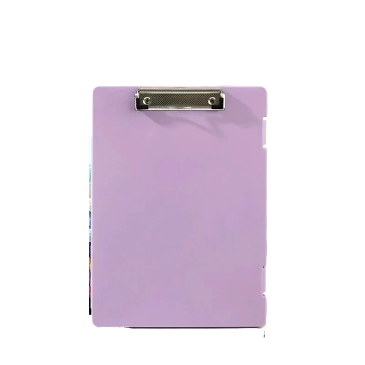 Portablocco 4 Pezzi di Blocco Appunti A4 con Cartella Clip Forniture Tappetino Blocco Appunti File Libretto informativo per l'azienda(Purple)