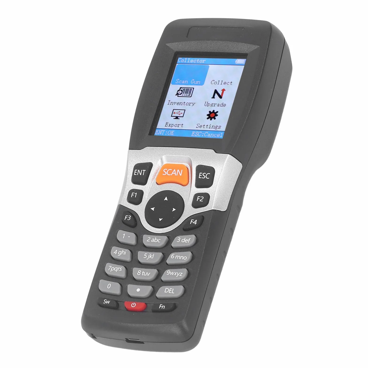 Mingzhe Lettore di Codici a Barre Wireless Compatto con Funzioni Multiple e Schermo TFT da 2,2 Pollici per la Gestione delle Scorte Nella Vendita Al Dettaglio e nel Magazzino