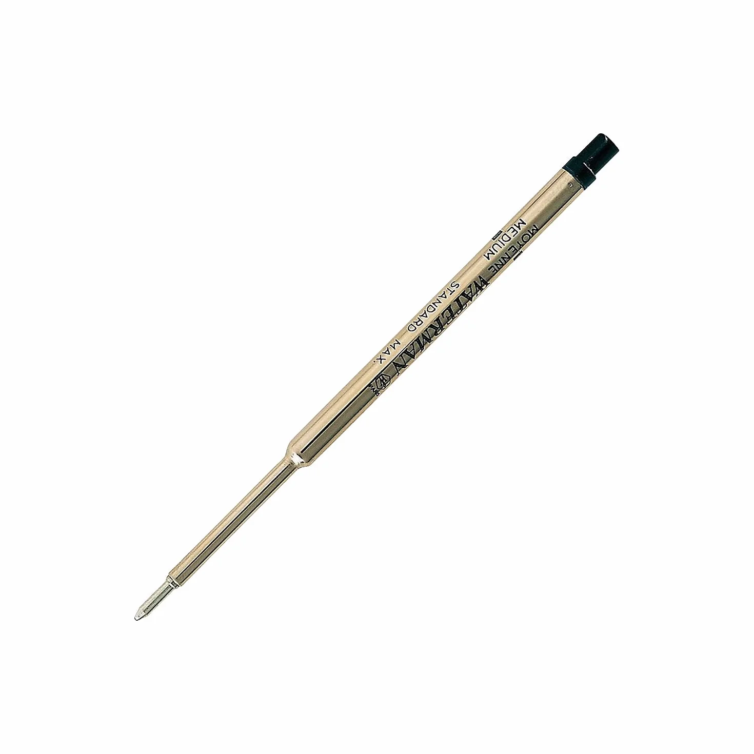 Waterman ricarica penna a sfera punta media inchiostro nero 1 pezzo