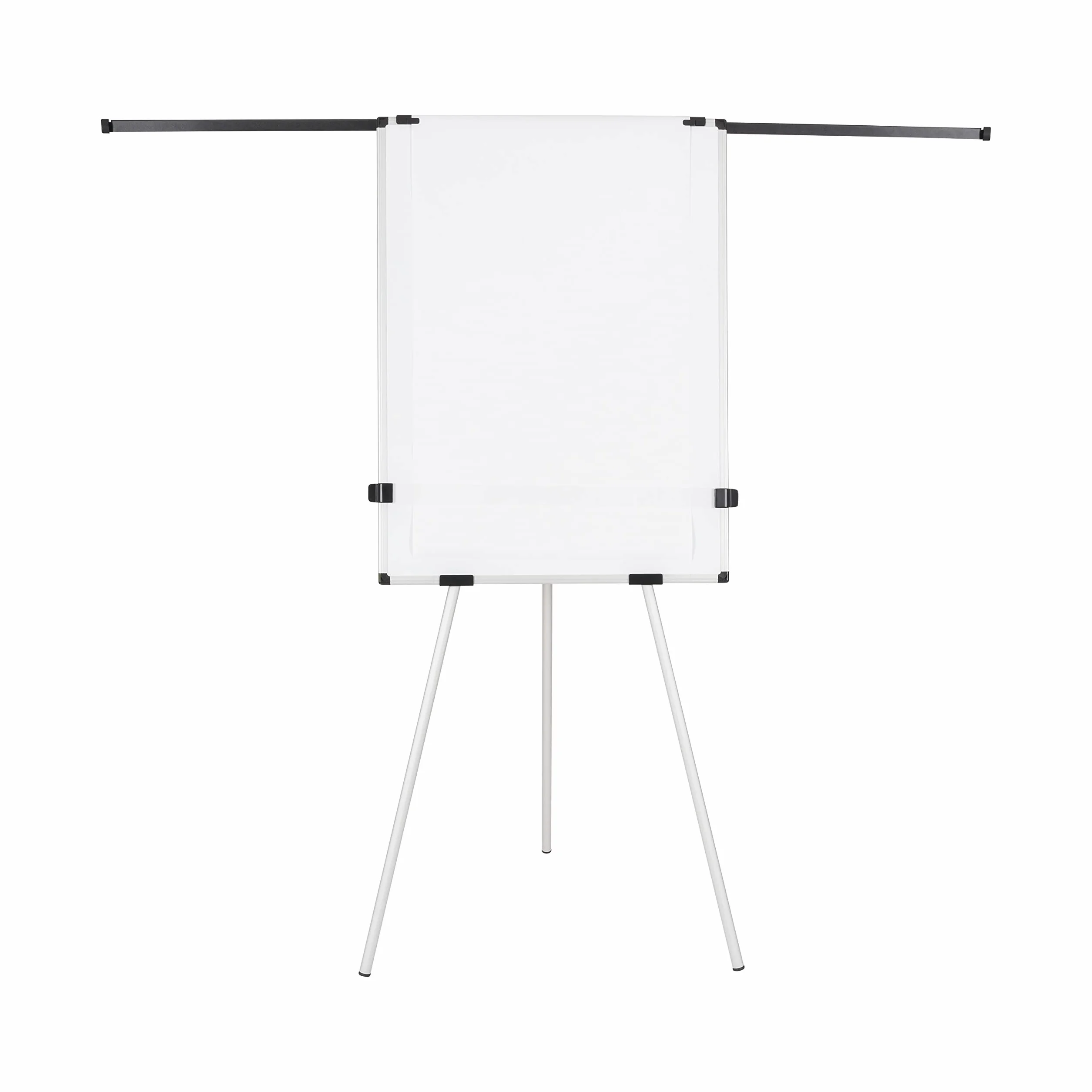Bi-Office Earth Kyoto Lavagna Portablocco Treppiede, Con Rotolo Di Carta, Con Bracci Estensibili, 70 x 100 cm (formato euro), Superficie Magnetica e Cancellabile A Secco, Cornice In Alluminio