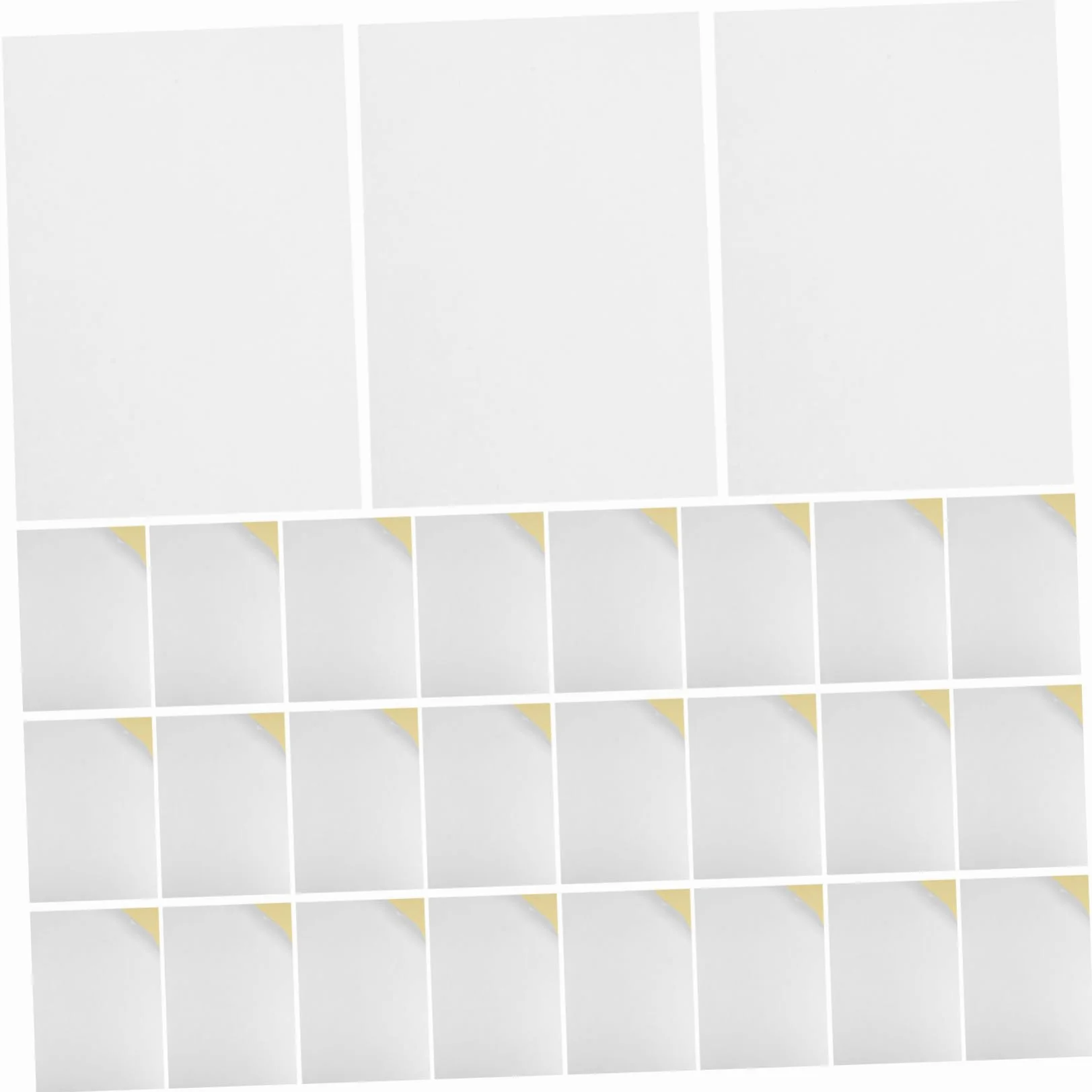 Carta Adesiva A4 100 Fogli Di Etichette Adesive Rimovibili Piccole Etichette Adesive Per Stampante