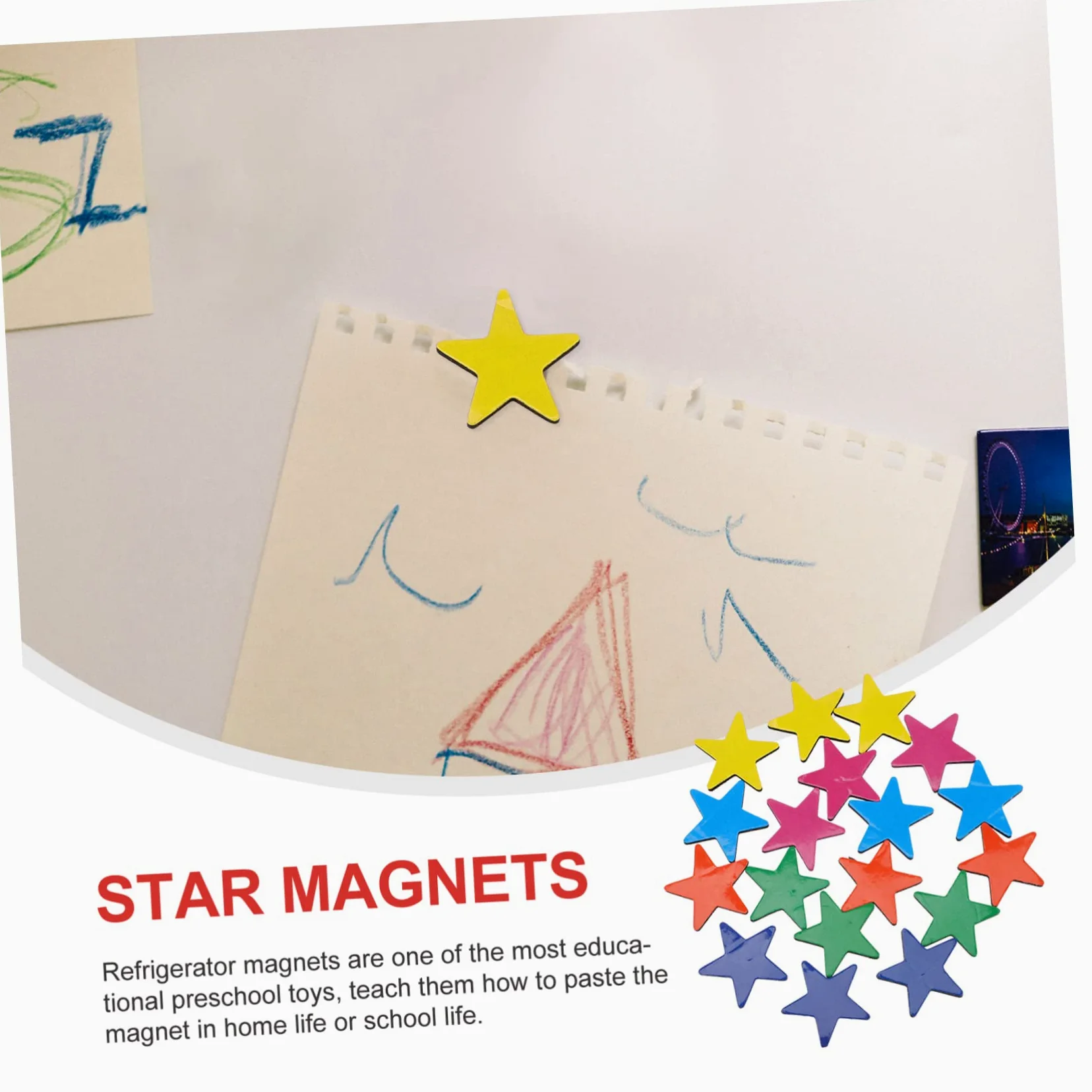 Alipis 200 Pz Magnete da pentagramma calamite adesivi mappa magneti magnete per magneti da per il co