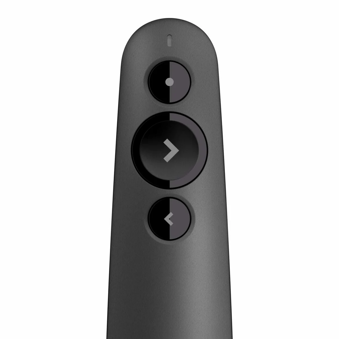 Logitech R500 Puntatore Laser per Presentazioni Wireless | 2,4 GHz e Bluetooth, Ricevitore USB, ‎Puntatore Laser Rosso, Portata 20 Metri, 3 Pulsanti, PC/Mac/Android/iOS - Nero