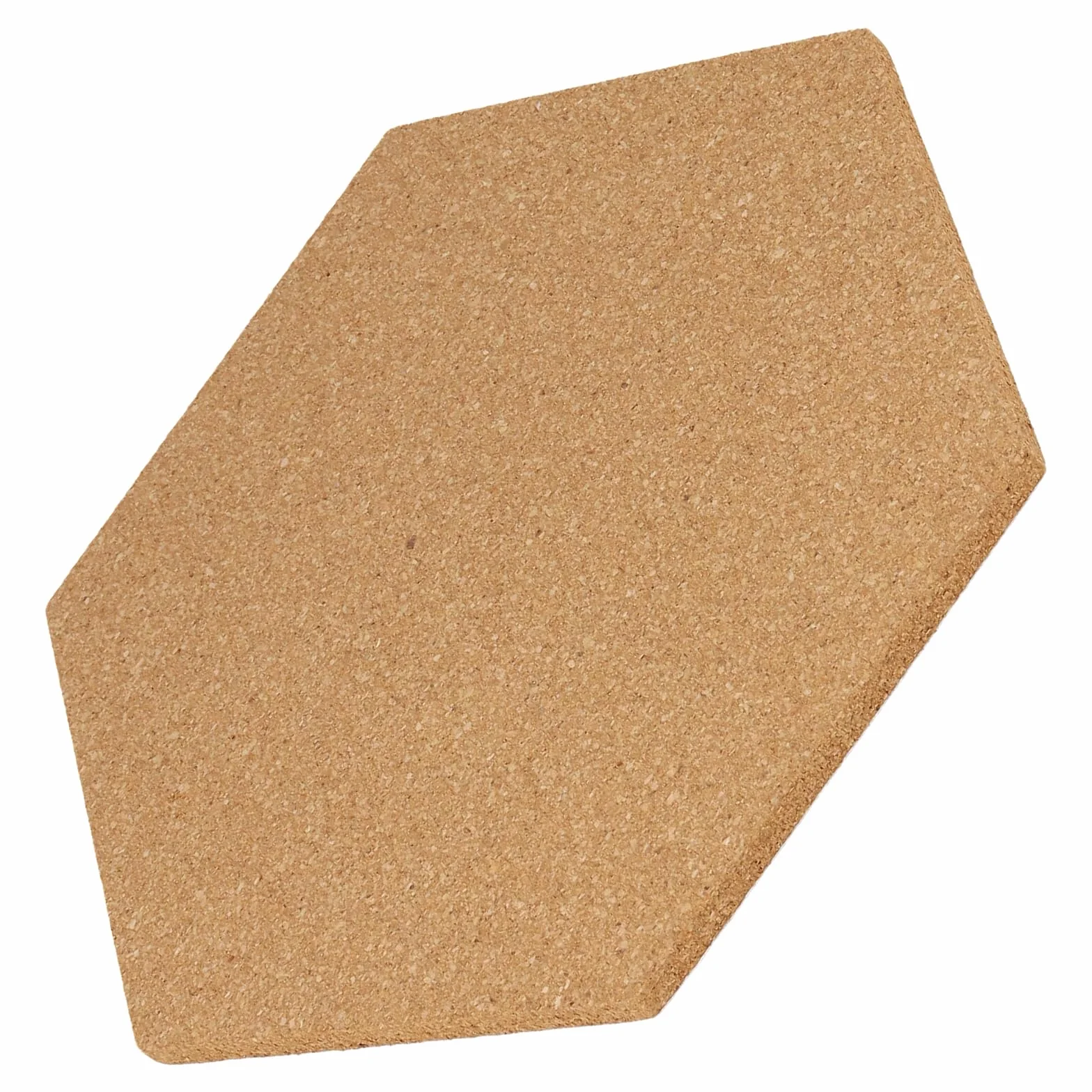 24 Pezzi Pannelli Esagonali in Sughero, 200 x 175 x 6 mm, Bacheca da Parete per Ufficio, Camera da Letto e Soggiorno, Colore Marrone
