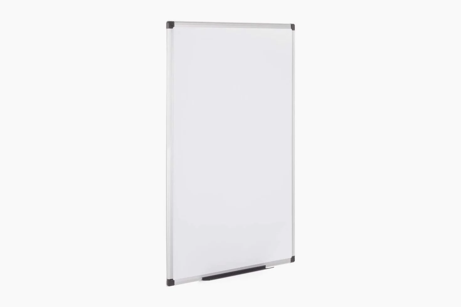 Bi-Office Maya Lavagna Magnetica Bianca, 90 x 60 cm, Con Cornice In Alluminio & InkstringXL Marcatore ad Inchiostro Liquido Per Lavagna Bianca Con Punta Tonda 3mm