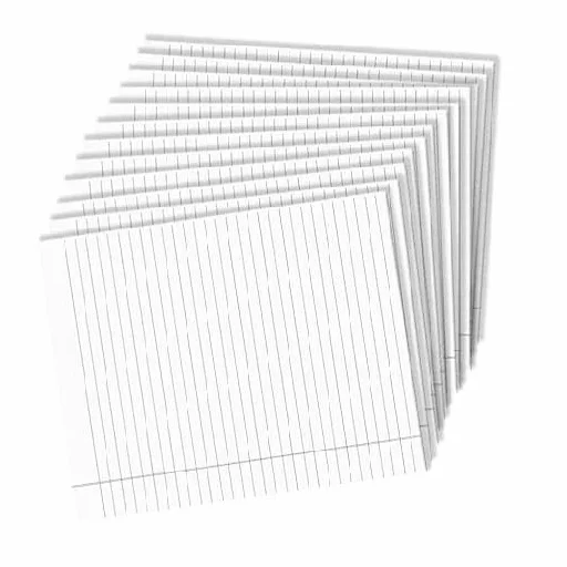 Freedy Confezione da 40 fogli, formato A3, bianco, a righe su un lato, per progetti/compiti/pratici/compiti a casa, 150 g/m² (A3-40 fogli)
