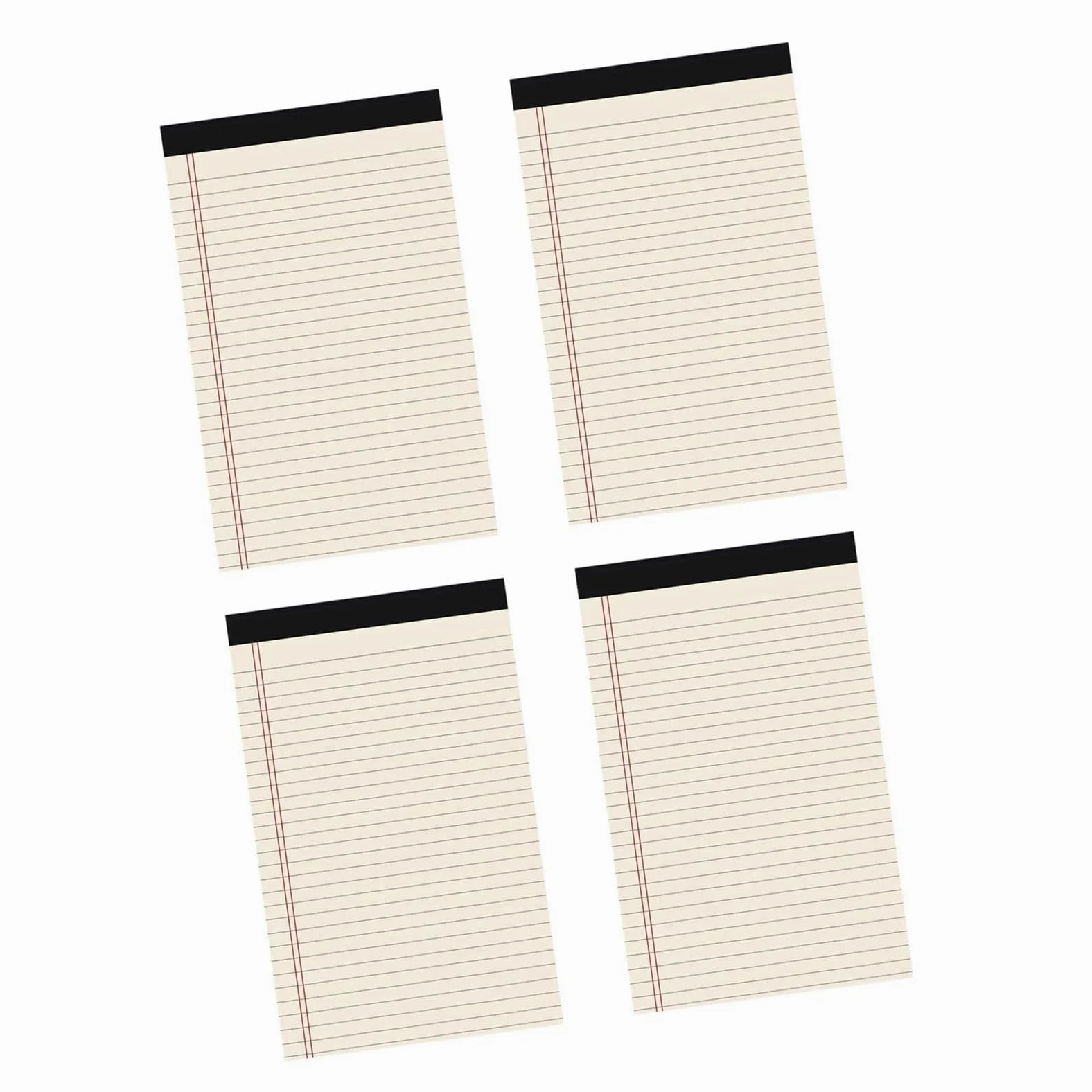 4 pezzi piccole immagini note note fogli di accordatura a lacrime pad legale tasche foderate taccuino per appunti per ricordare pad legale tappo a goccia carta da scrittura