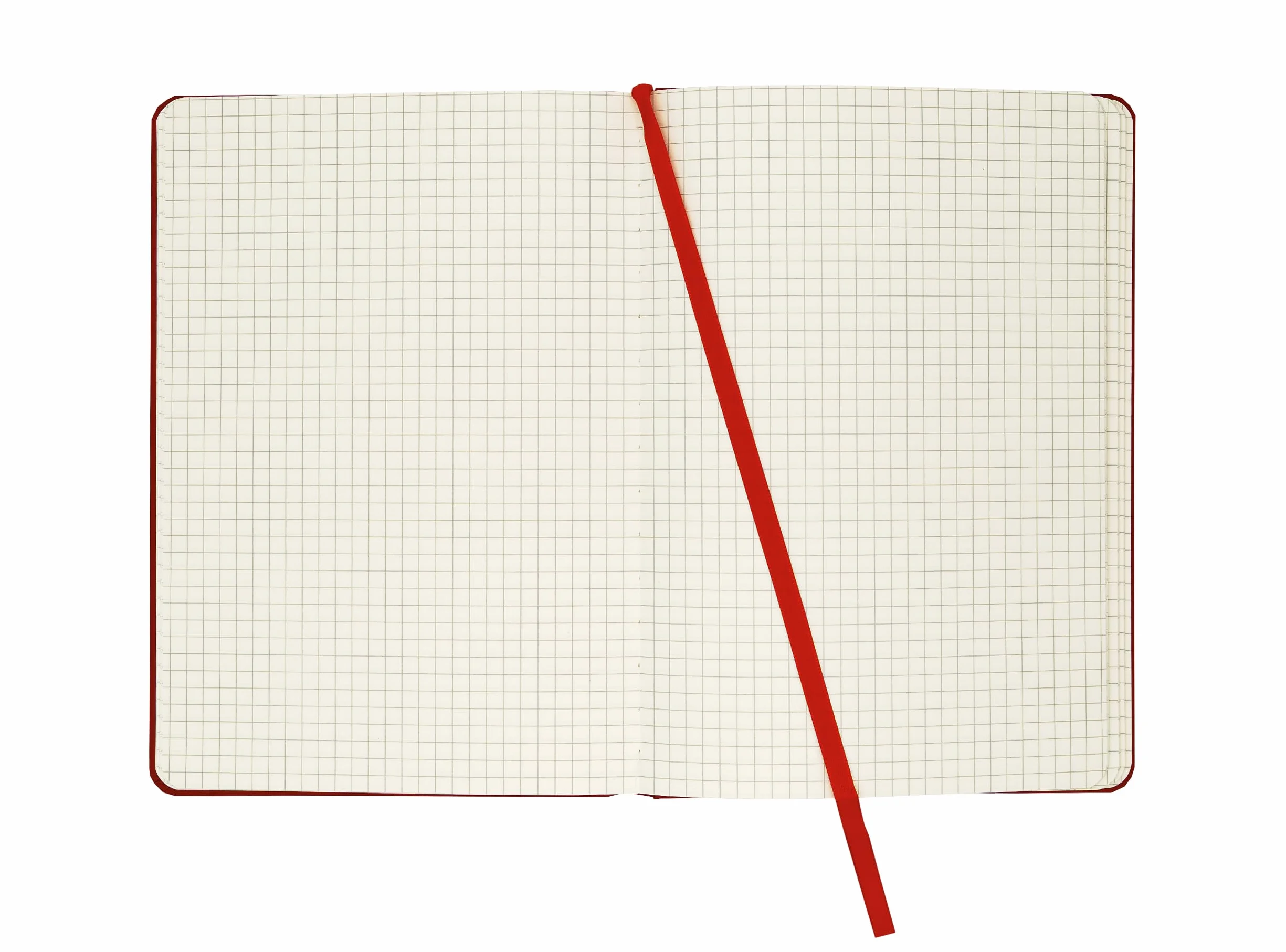 Taccuino A5 a Quadretti 192 Pagine con Tasca Interna Segnalibro Chiusura Elastica