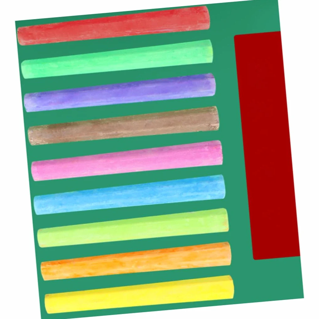TEHAUX Gessetti Colorati per Lavagna senza Polvere, 3 Confezioni, per Scuola e Uso Domestico