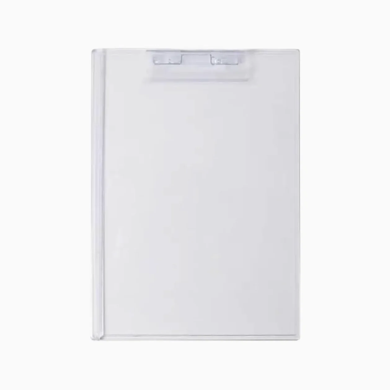Portablocco 4 Pezzi Appunti Trasparenti A4 Appunti A5 Porta Carta Lavagna con Clip for Profilo for Documenti in Forma di promemoria per l'azienda(A4)