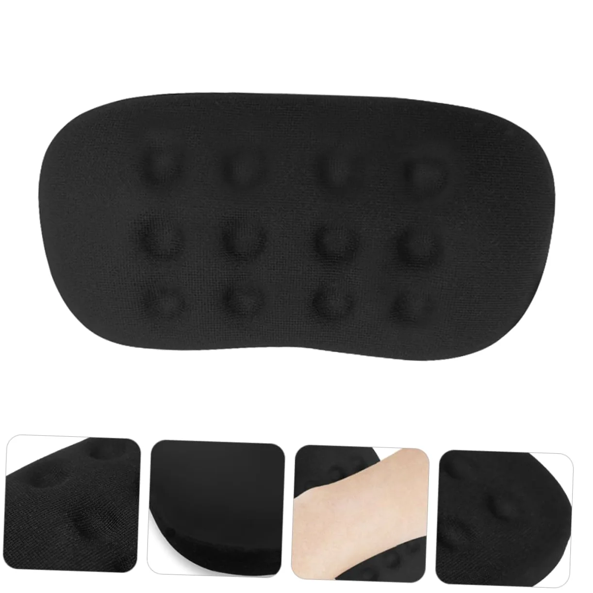 DOITOOL 3 Pezzi Poggiapolsi Silicone Ergonomico per Mouse e Tastiera Supporto Comfort con Memory Foam Base Antiscivolo Mat per Laptop e Ufficio e