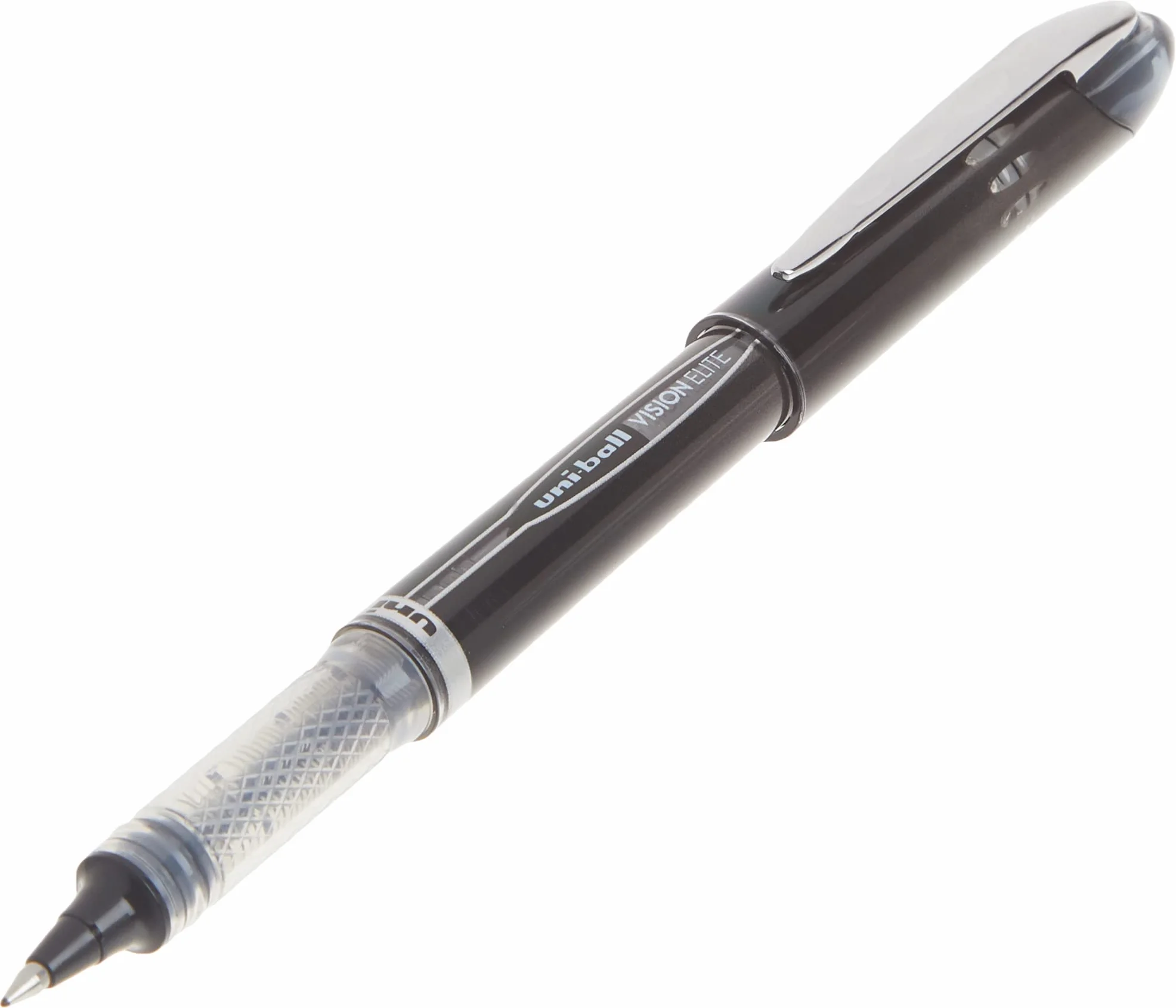 Vision Elite Roller Ball Stick Waterproof Pen Black Ink, Super Fine