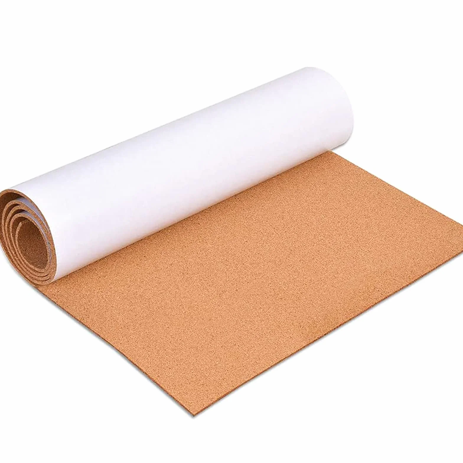 Rotolo di bacheca in sughero, rotoli di sughero autoadesivo spesso 3 mm, 40 x 246 cm, per parete, ufficio, casa, cucina, bacheca per poster, ideale per fai da te (0,3 cm di spessore, 240 x 40