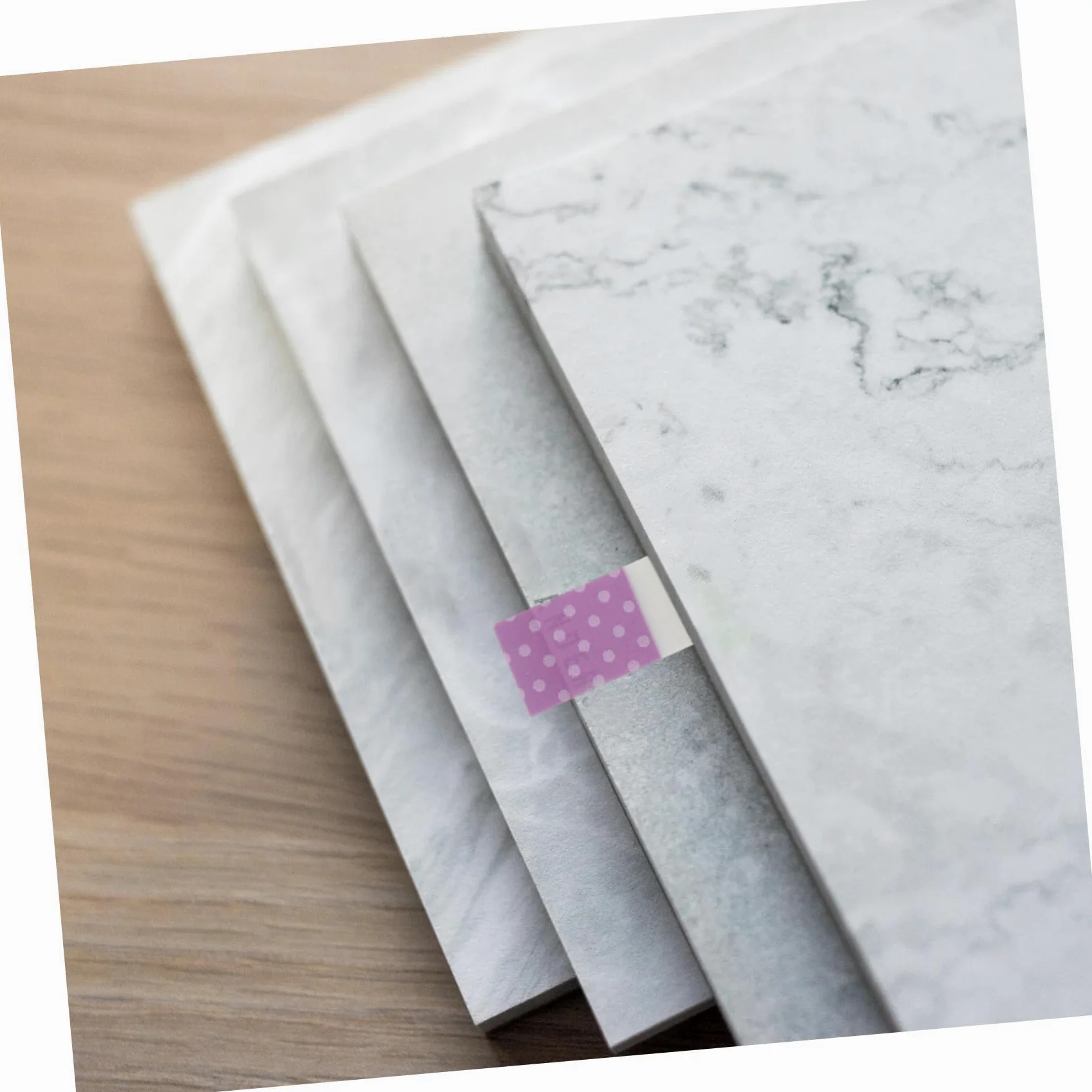 HOMSFOU 4 Set Blocchetti Adesivi Colorati Per Marker Adesivi Per Libri E Ufficio Leggeri E Pratici Per Studenti E Organizzazione Pagine 6 Confezioni*4