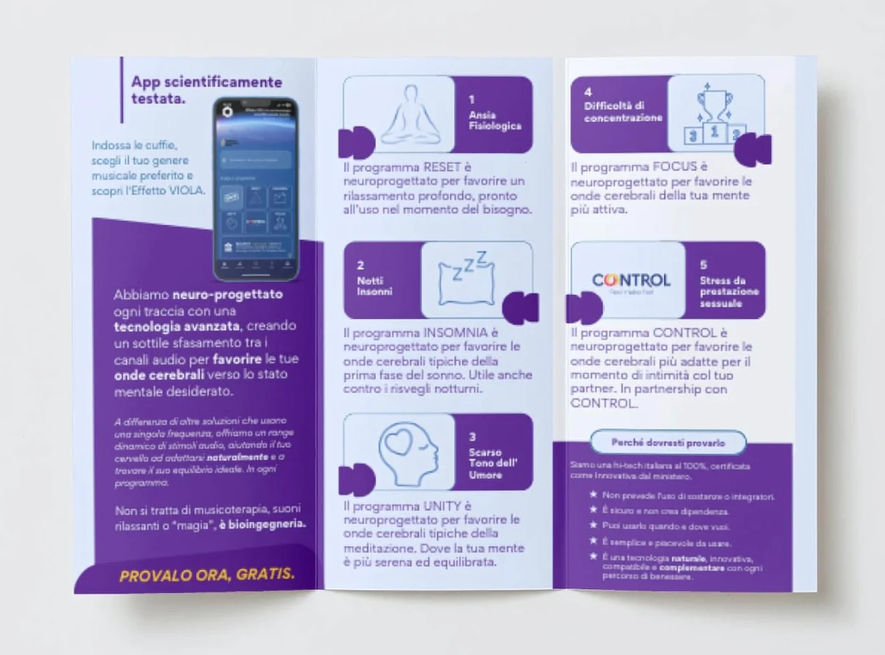 Effetto VIOLA brochure per affiliati