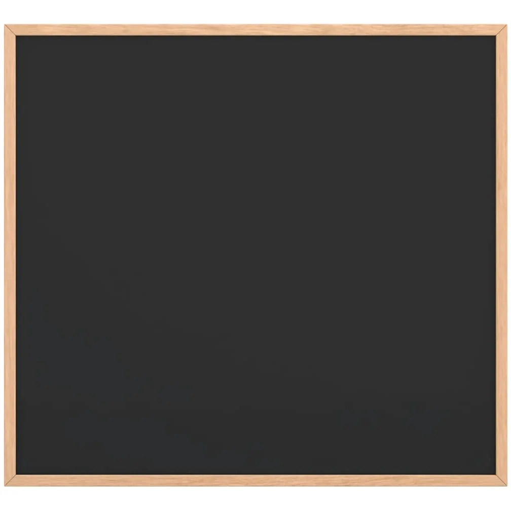 Rantry Arredo Lavagna con Cornice in Legno Massello di Pino Nero 60x55 cm, Mobilia Arredo Mobili da Interni per Camera da Letto Soggiorno Ufficio