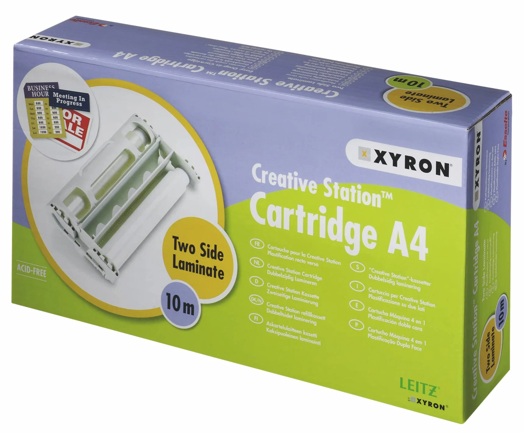 Cartuccia di ricambio Esselte XYRON per plastificatrici A4 80 Micron 21 cm x 10 m
