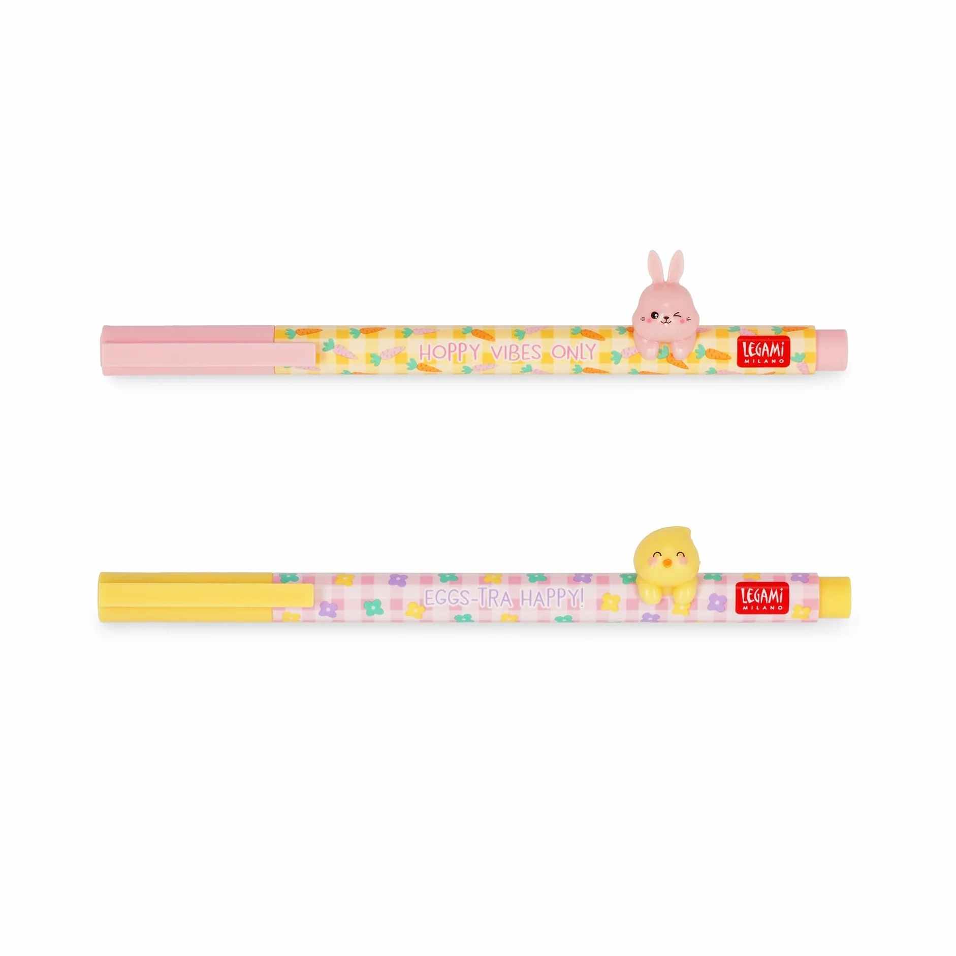 Legami Set di 2 Penne Gel Lovely Friends, Edizione Limitata, Inchiostro Rosa e Viola