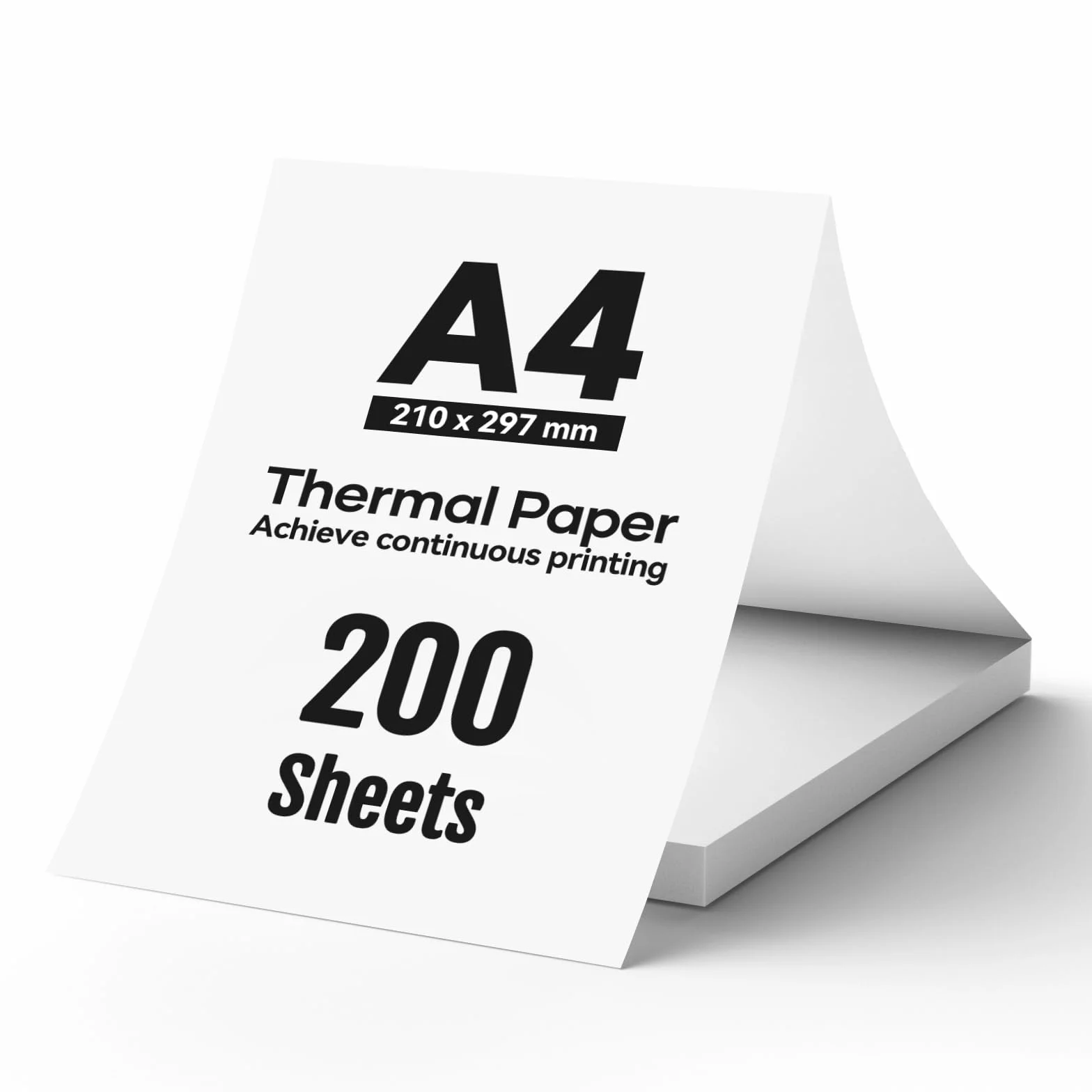 Carta termica A4 200 fogli 210x297 mm per stampante termica iDPRT HPRT PRT MT610