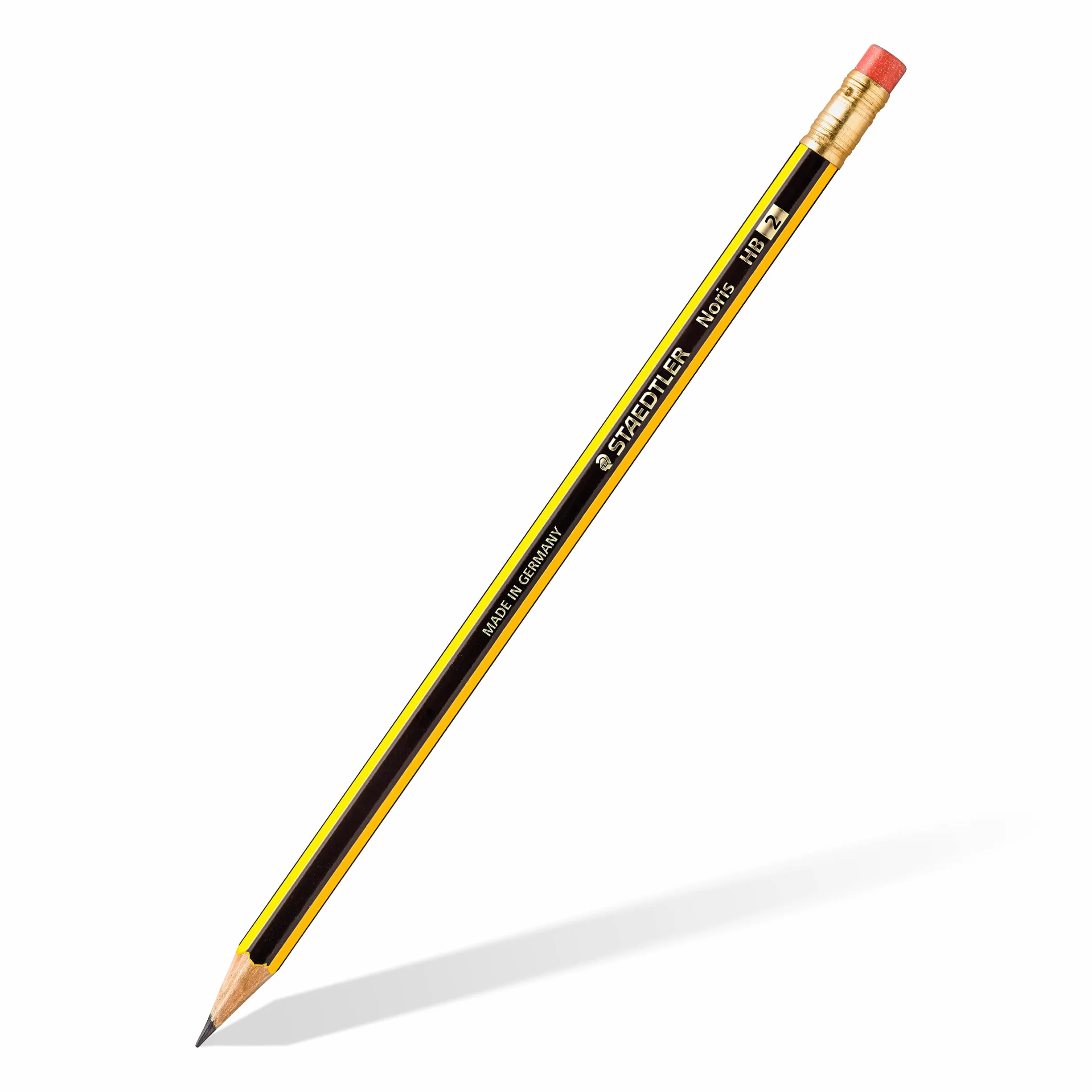 Staedtler Noris 122 Matita HB con Gomma, Confezione da 10