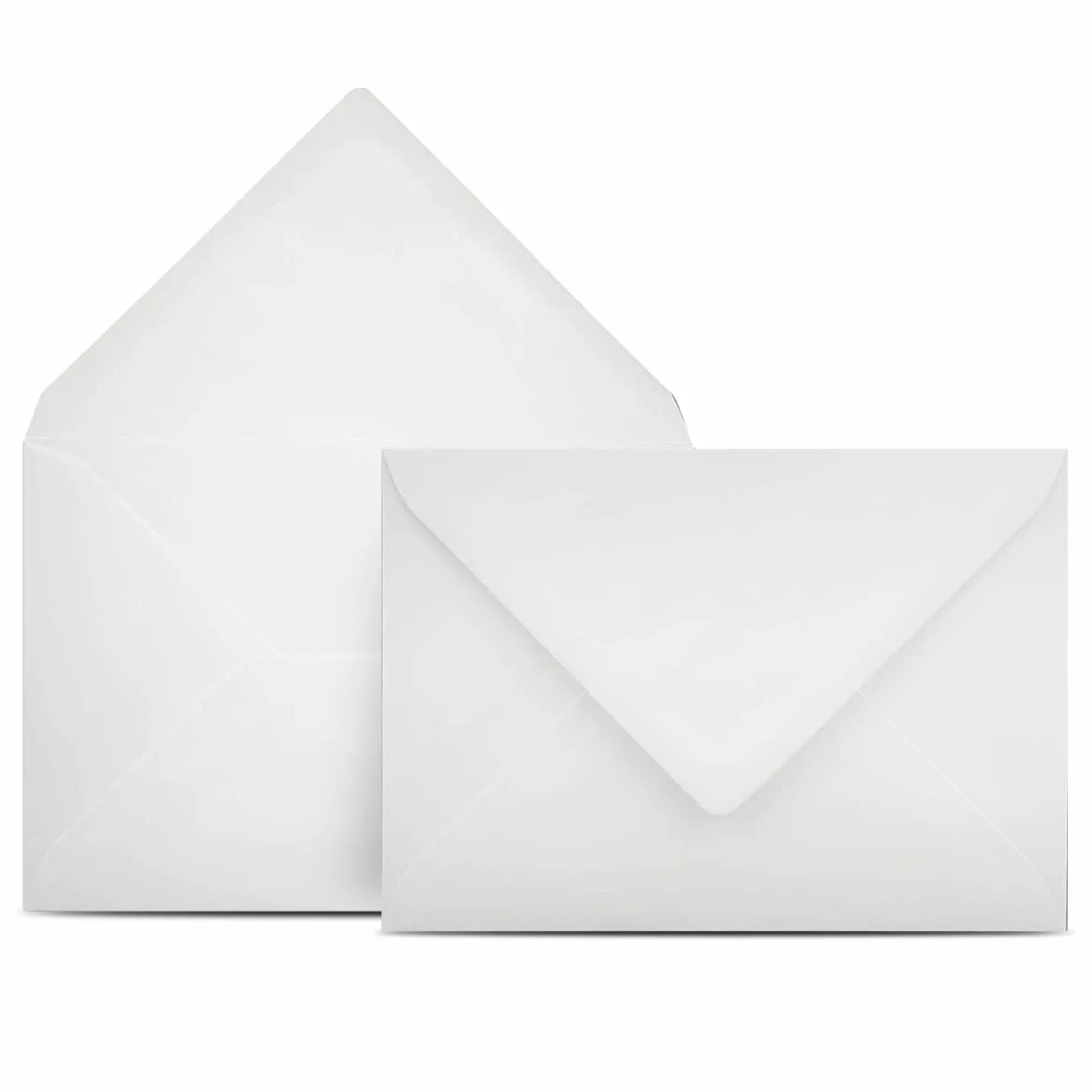 1000 buste formato DIN C6 bianco, 11,4 x 16,2 cm, buste con colla da 100 g/m² con chiusura a punta, buste senza finestra, colore: 4-you