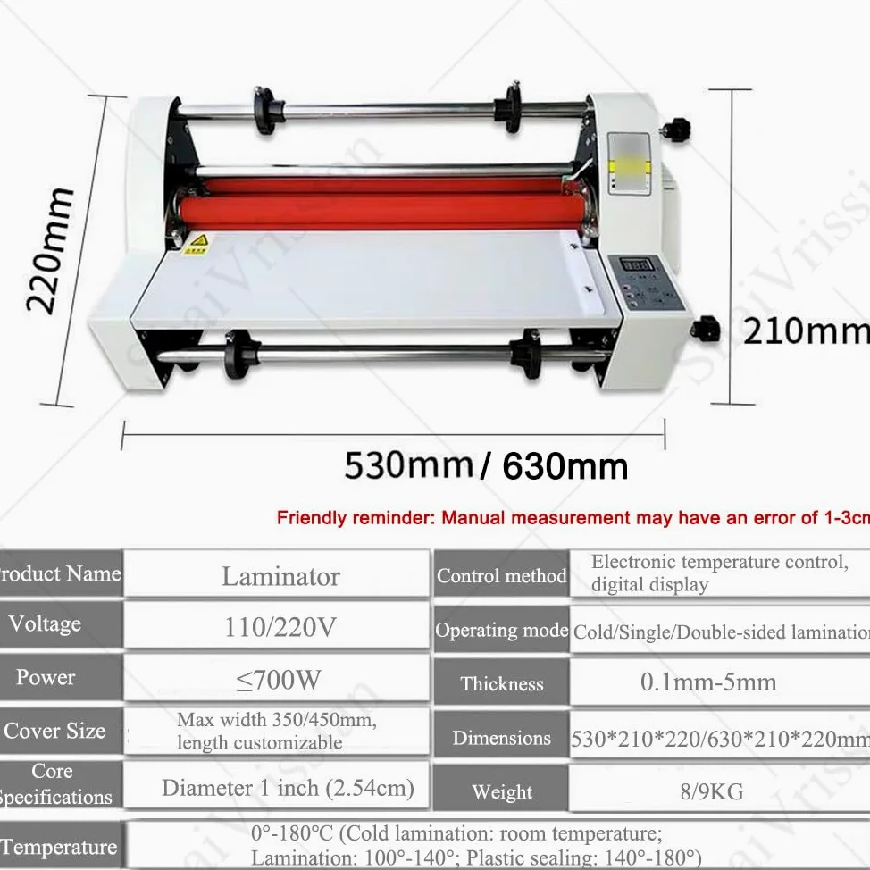 Laminatrice Termica A2 A3 A4,Laminatrice a Caldo E Freddo,Plastificatrice Monofacciale E Bifacciale,Controllo Temperatura Digitale,per Documenti,Foto,Cartoline V480