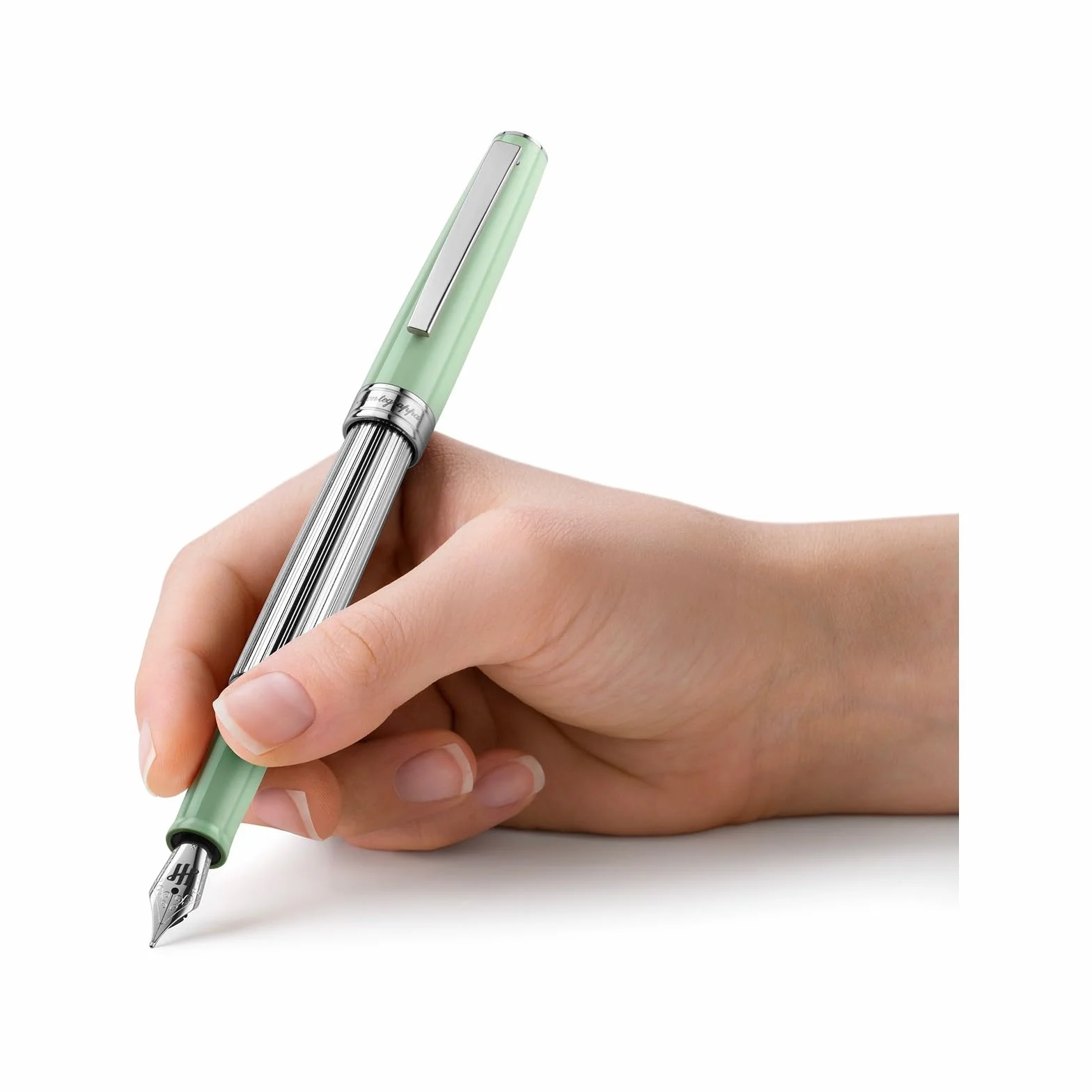 Montegrappa - Penna Collezione Armonia Duetto, Tipologia Stilografica - Pennino F - Fine - Neo Mint