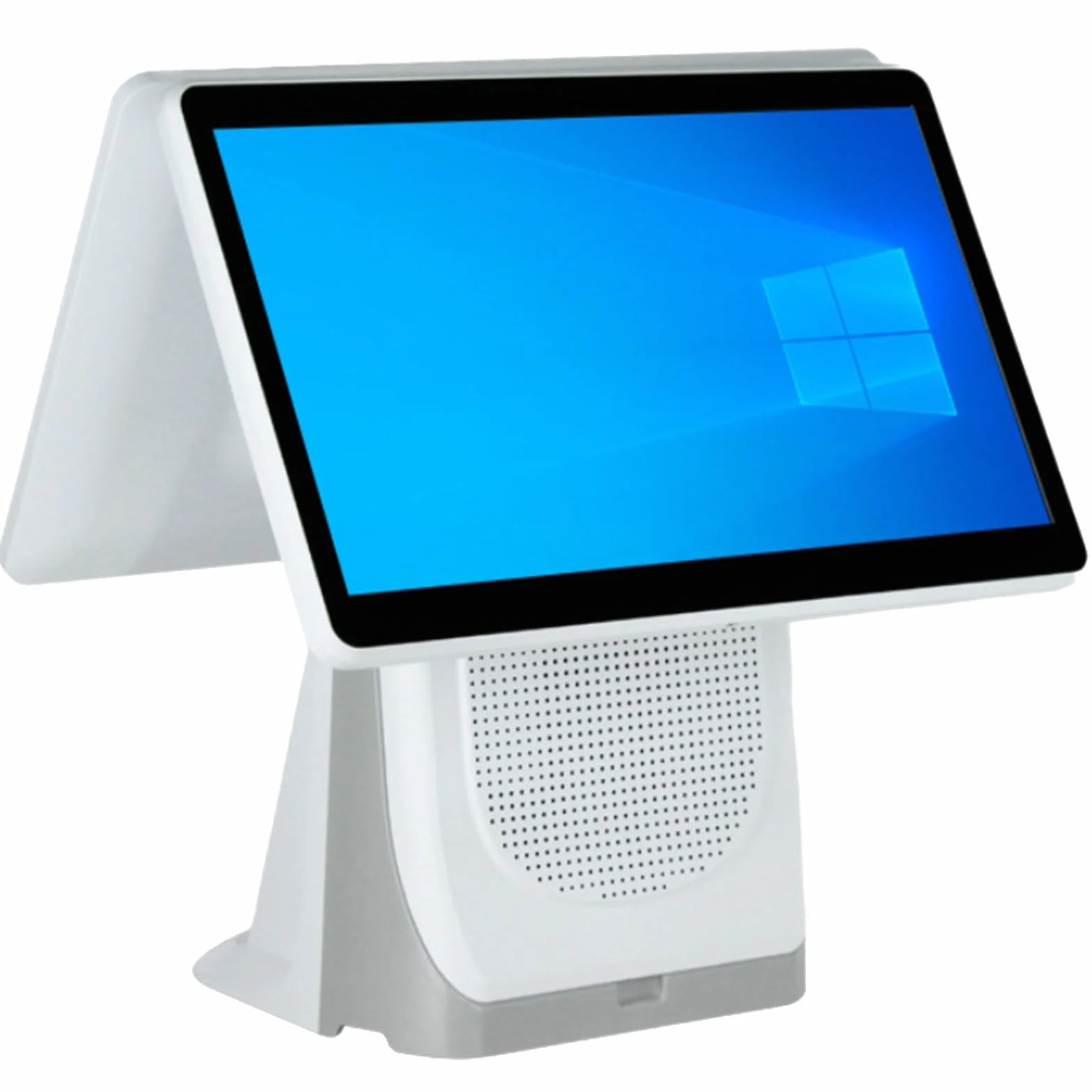 Registratore di Cassa Touch Screen Intelligente all-in-One,15.6 Pollici LCD Registratore di Cassa Touchscreen, Sistema POS al Dettaglio, Monitor Touch Screen per Ristorante, Bar, Caffè