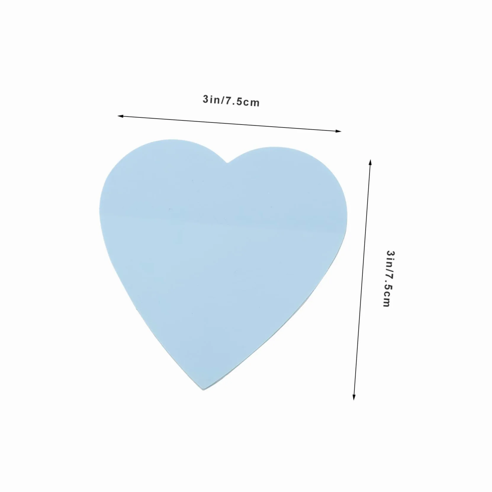 Angoily 3 Pezzi Note d'amore blocco note alla rinfusa pastello Memo Pad scuola Forniture adesivi per appunti dell'ufficio adesivo per appunti autoadesivo taccuini autoadesivi carta
