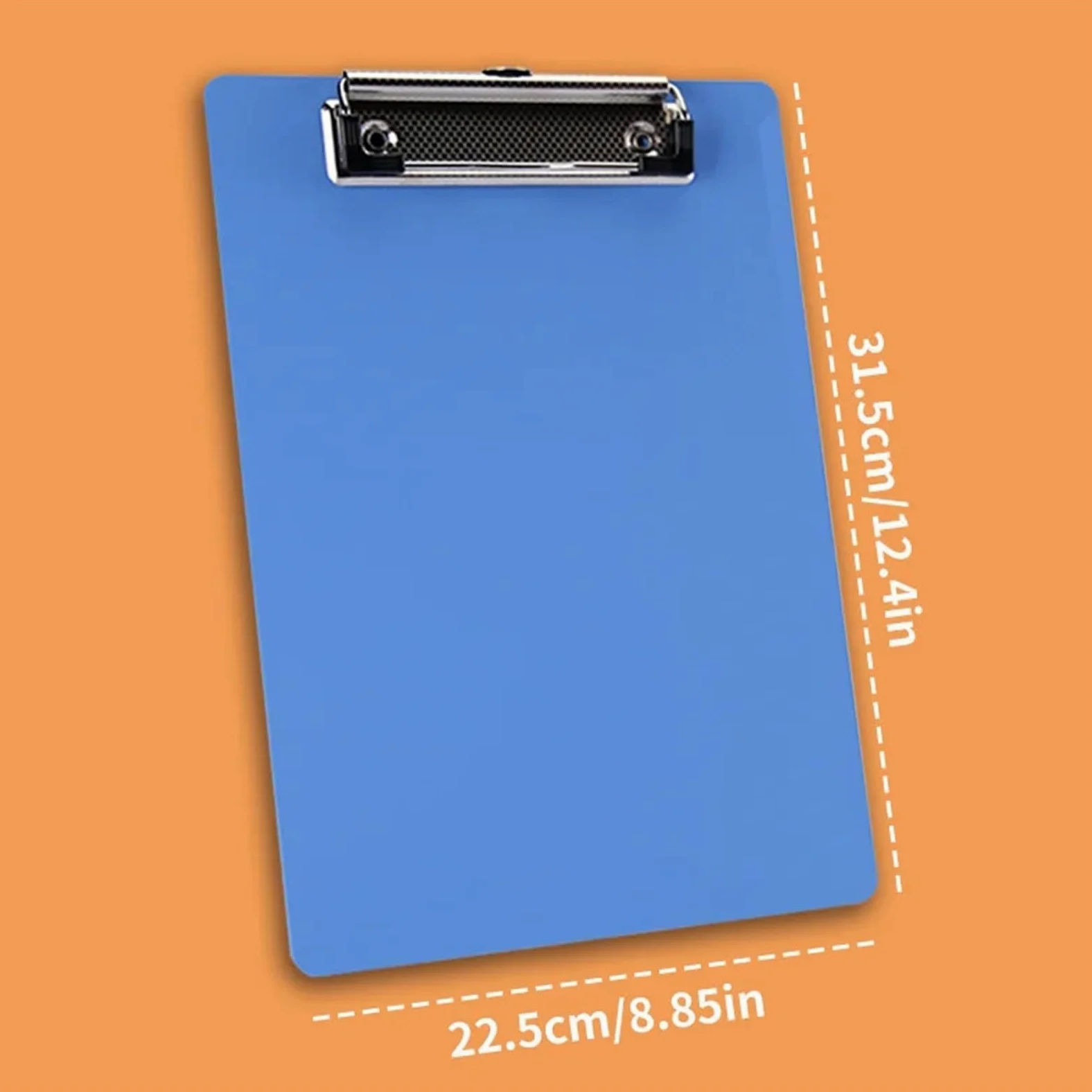 Cartella Portadocumenti Portablocco A4 da 4 pezzi con clip, lavagnetta spessa in PP, cartella progetti resistente alle cadute for ufficio, scuola, infermiere, uso domestico