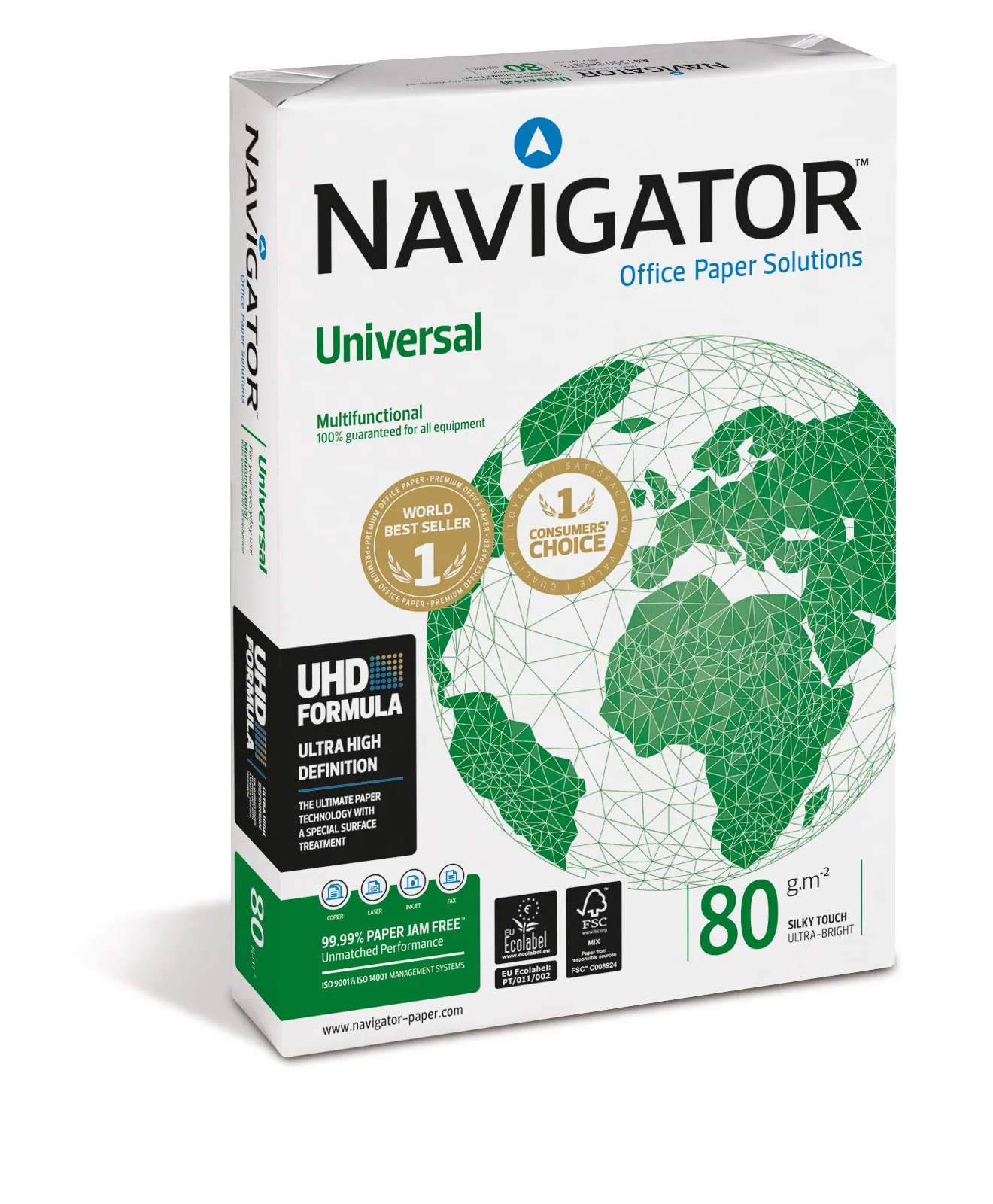 Navigator Universal Carta Premium A4 80gr 10 Risme 500 Fogli