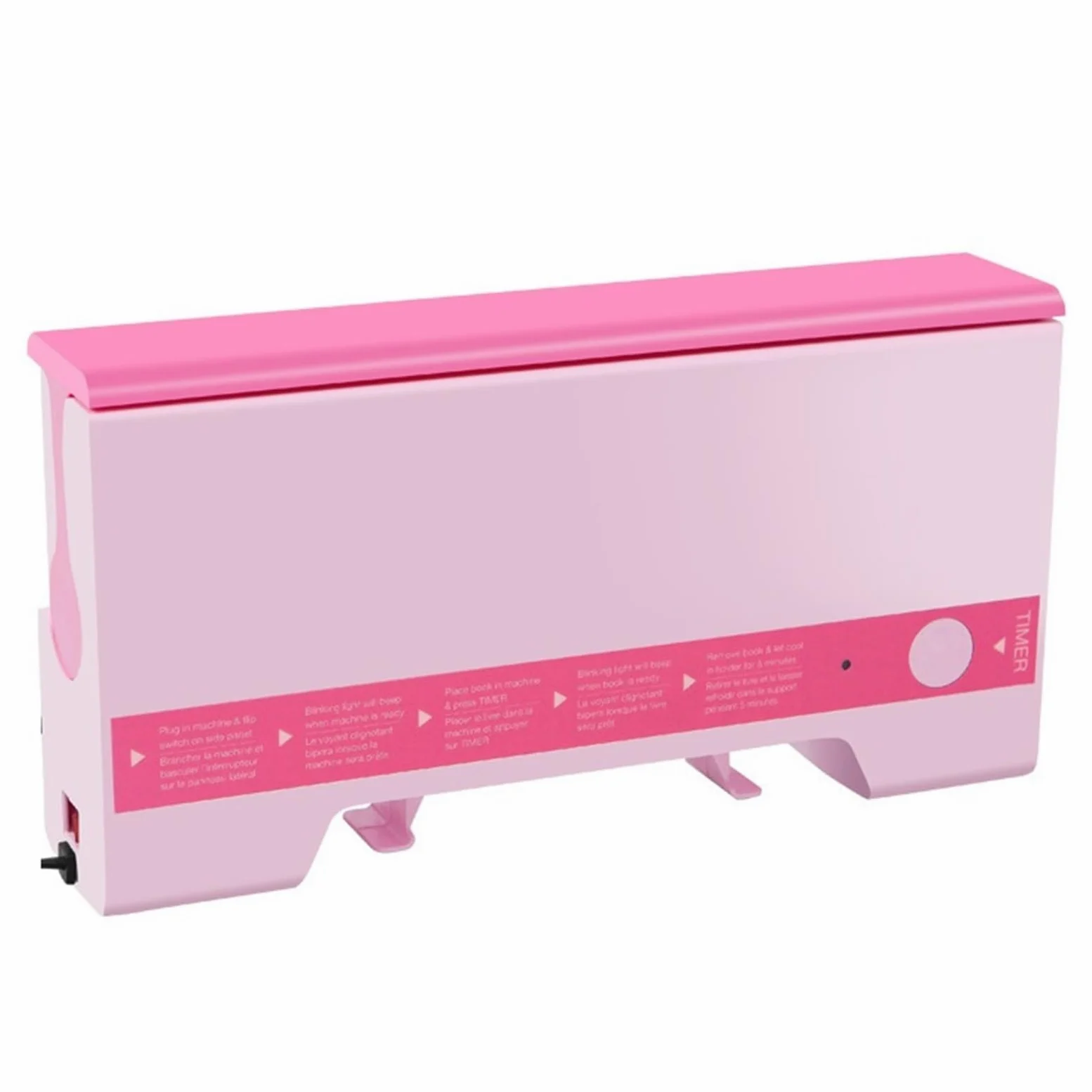 Rilegatrice for colla a caldo A4, adesivo for ufficio e casa, da 280 fogli Progetti scolastici domestici(Pink)