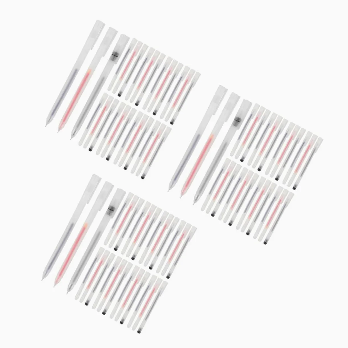 3 Set Penna Gel 05mm Penne Gel Nere Penne A Sfera Ad Asciugatura Rapida Pen Ufficio Scrivere Penna Per Insegne Da Ufficio Ricarica Dell'ago; 30 Pezzi * 3