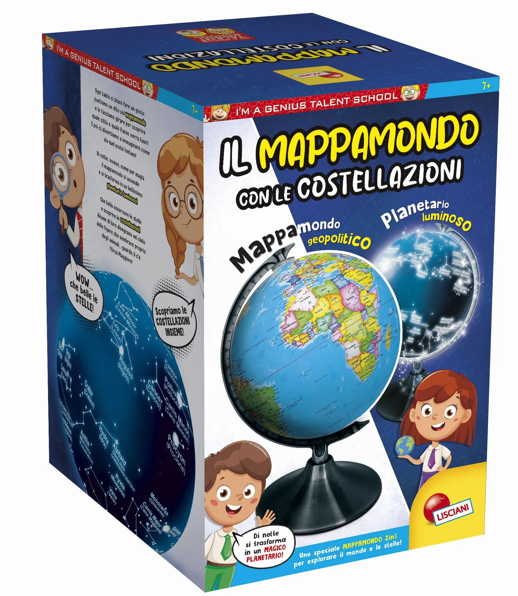 Liscianigiochi- I'm a Genius Mappamondo Kids, Colore, 95346