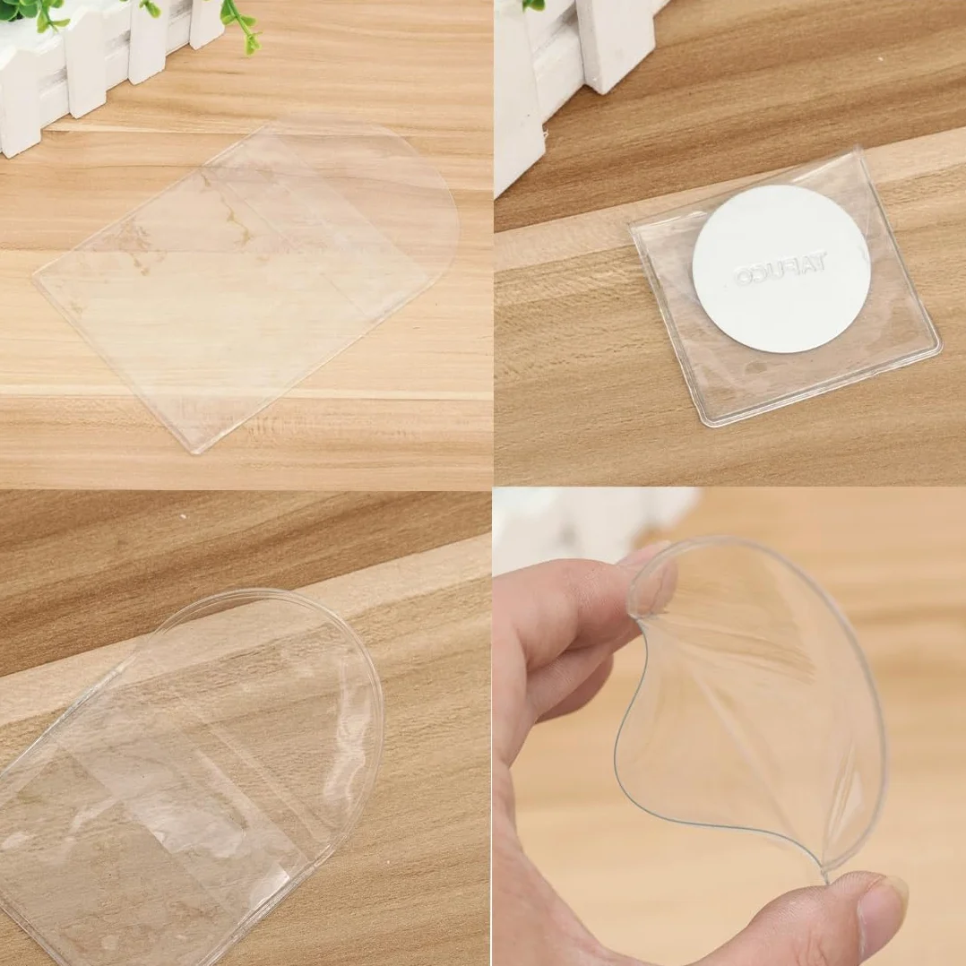 Sacca per monete 50pz, sacchetti trasparenti in plastica per collezione e portamonete