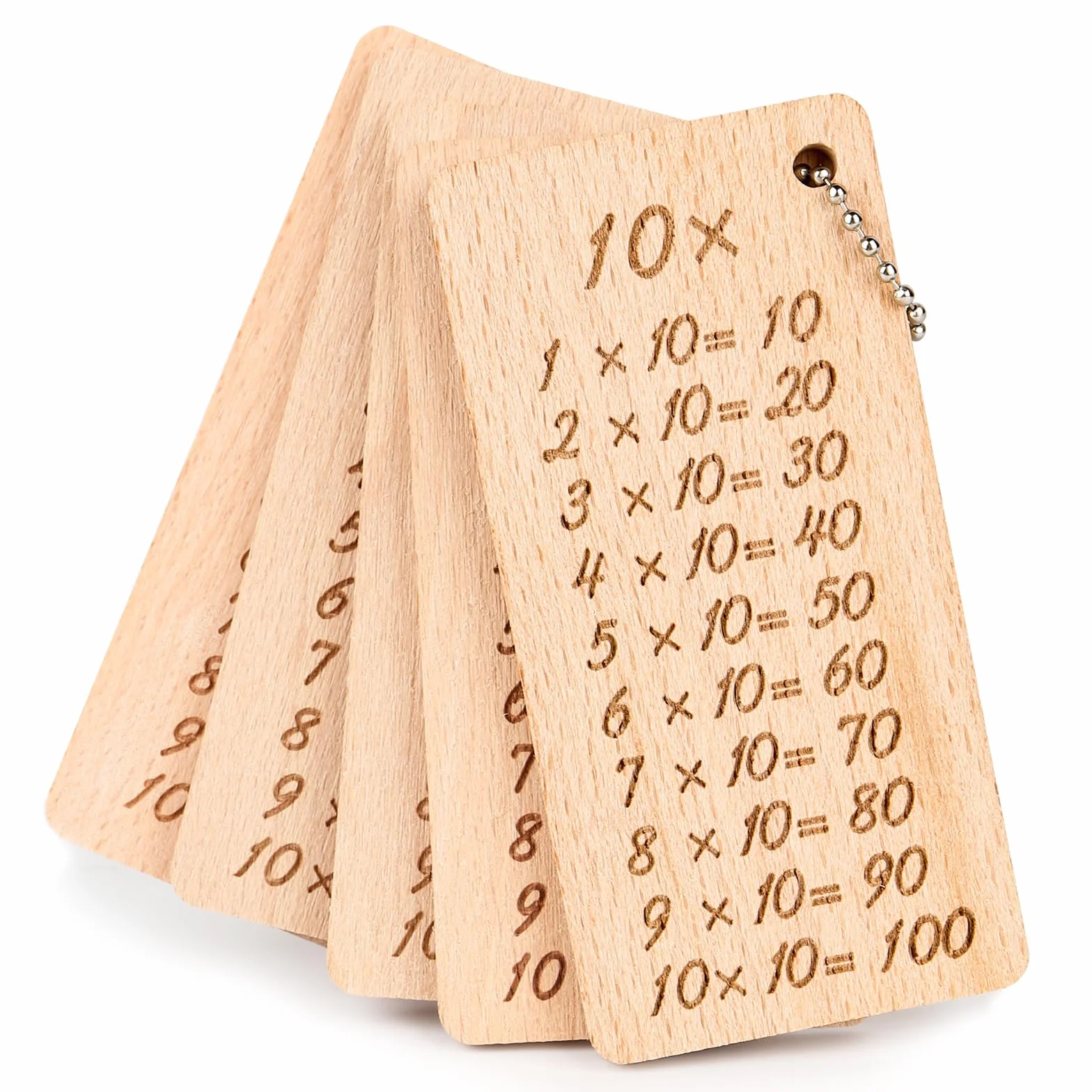 Tavola delle Moltiplicazioni in Legno 1x1 per Bambini