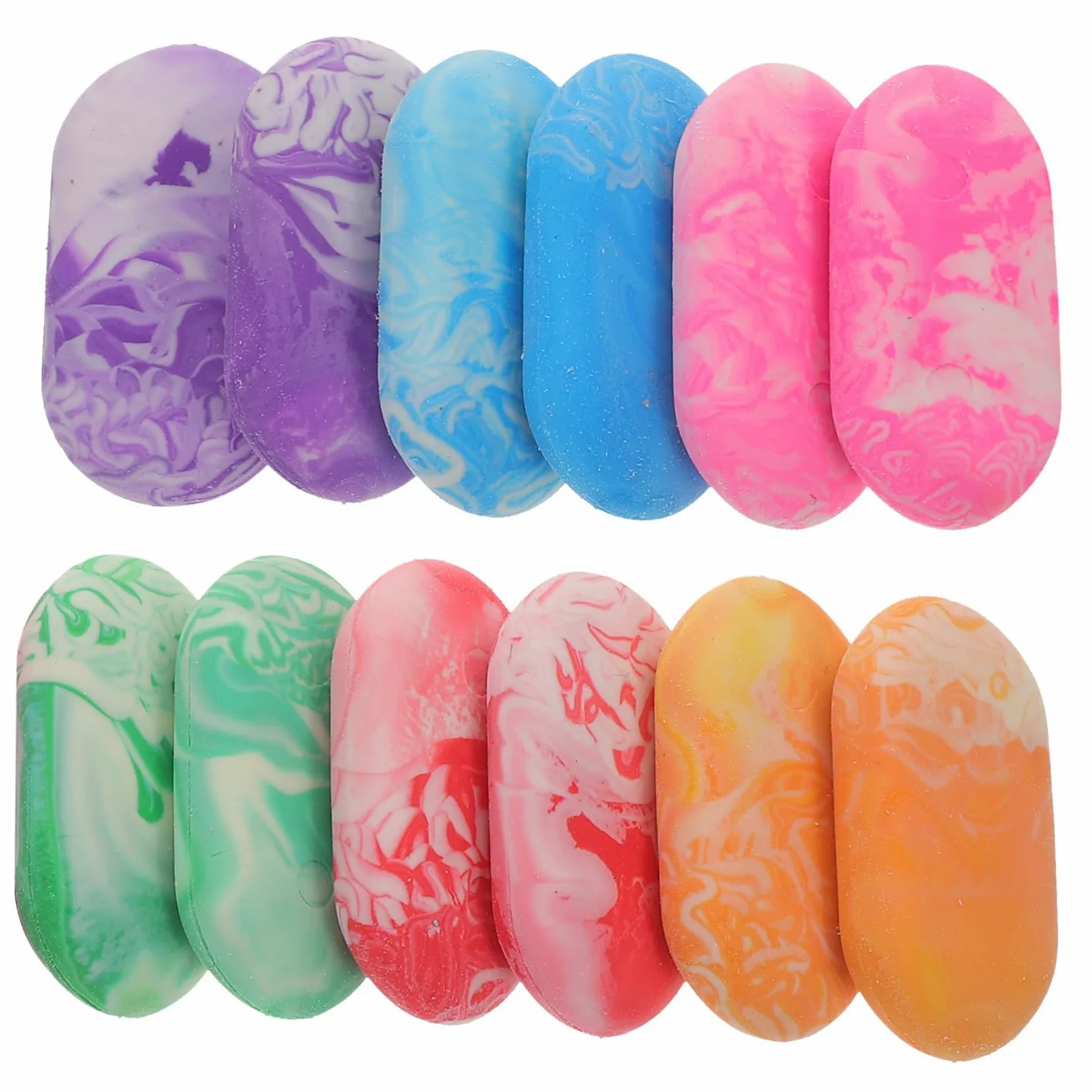 SHINEOFI 4 Set Creativi E Portatili Accessori Per Cancelleria Con Design Adorabile E Cancellazione 12 Pezzi*4