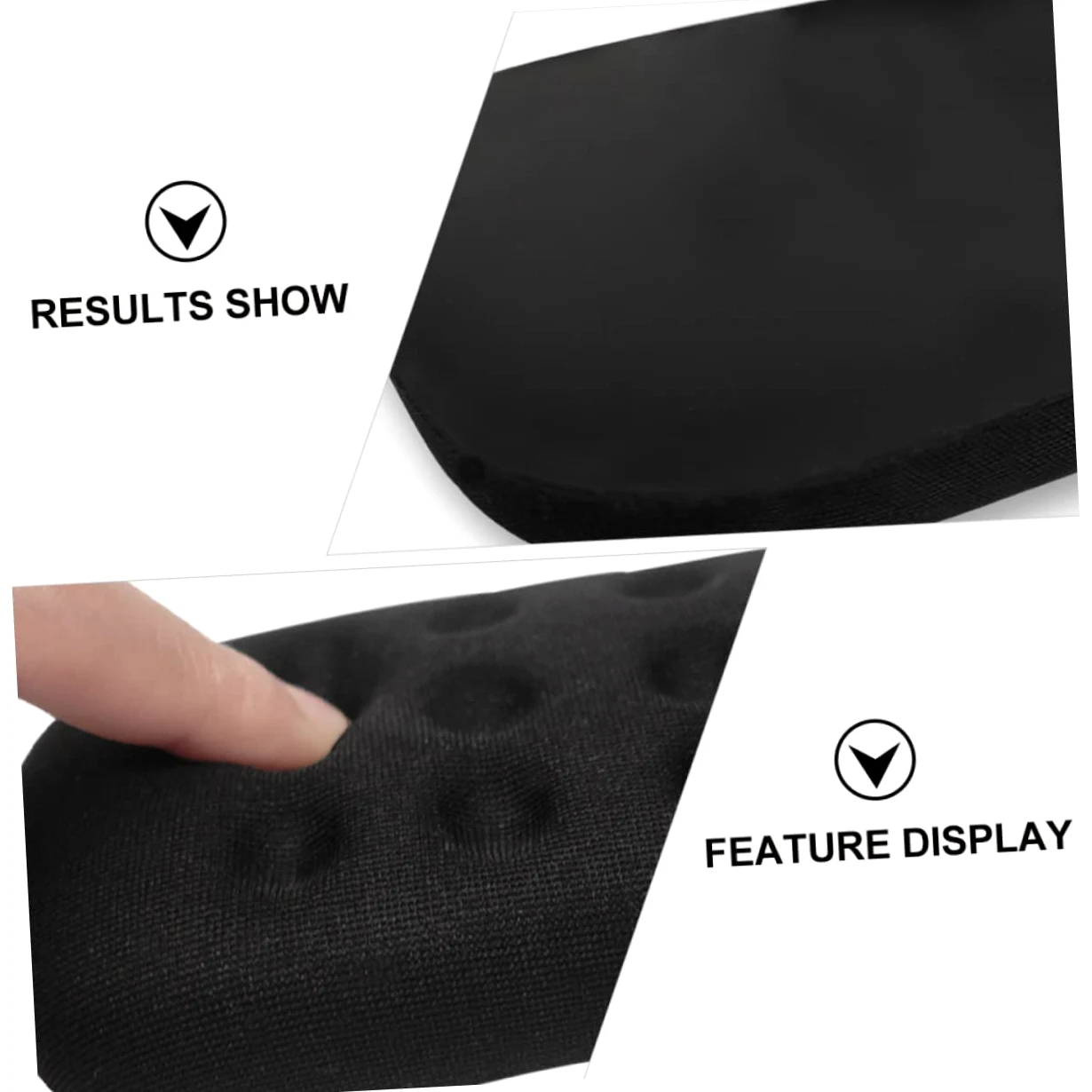 DOITOOL 3 Pezzi Poggiapolsi Silicone Ergonomico per Mouse e Tastiera Supporto Comfort con Memory Foam Base Antiscivolo Mat per Laptop e Ufficio e